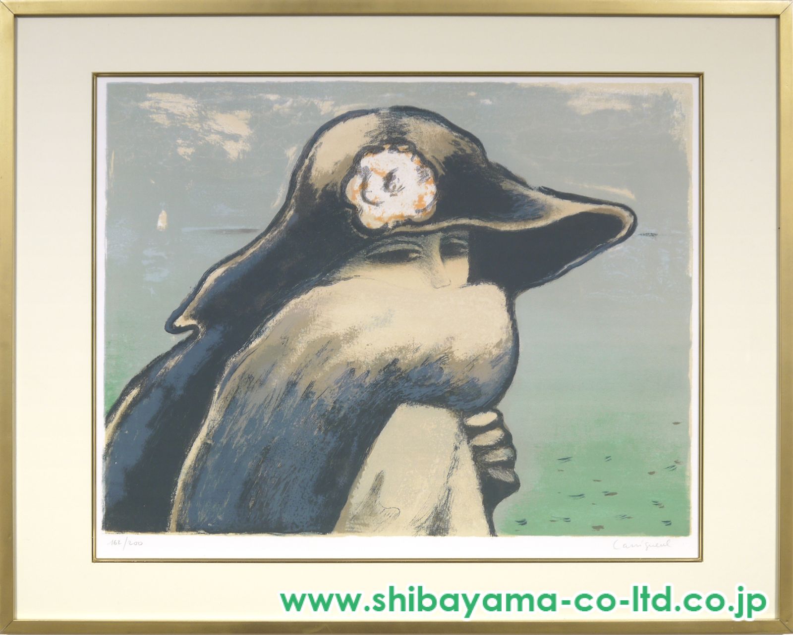絵　リトグラフ agmotokawa_matumotoyo-ko-souvenir