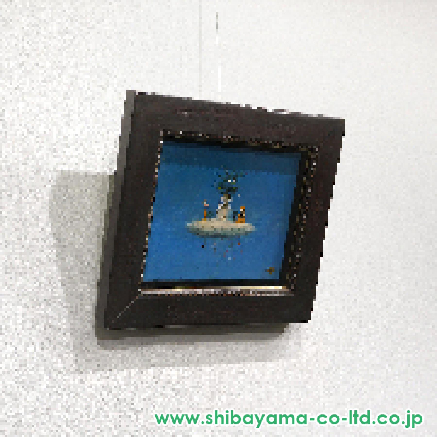 山本明比古、【ブッダガヤ夕景】、希少な額装用画集より、新品額装付 山本明比古「雲の音」油彩 3号 :: 絵画買取・販売 - シバヤマ