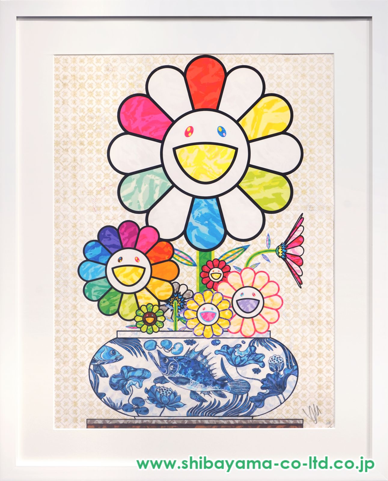 ※専用【真作】【美品】村上隆「花畑の中の楽園」【直筆サイン】【オフセット】 16660_b15f248bc35438997ea9a890
