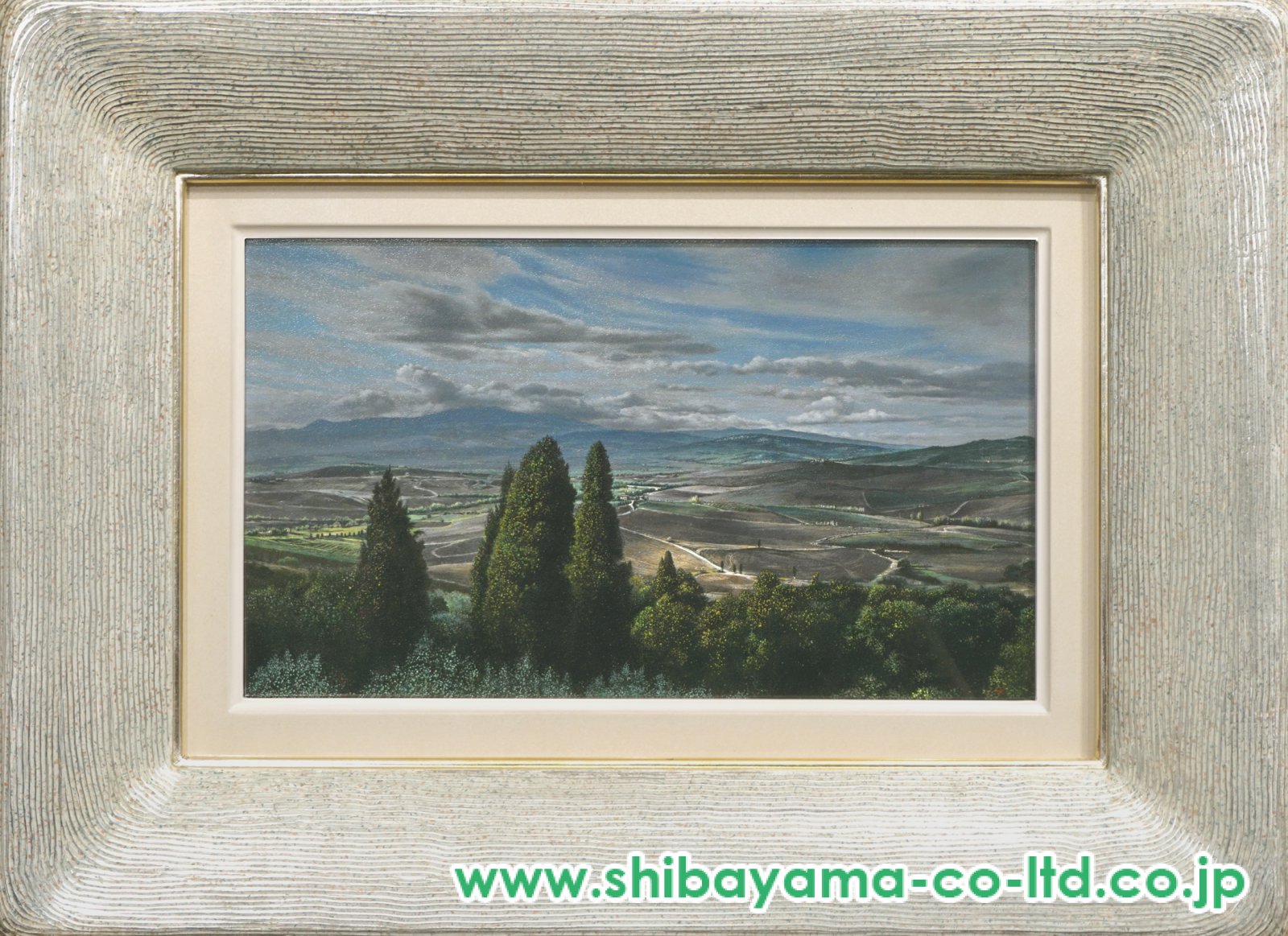 特別値引/有名国際展作家「サンセールの小路」風景画/アクリル/油彩/小原雅夫 特別値引/有名国際展作家「サンセールの小路」風景画/アクリル/油彩/小原