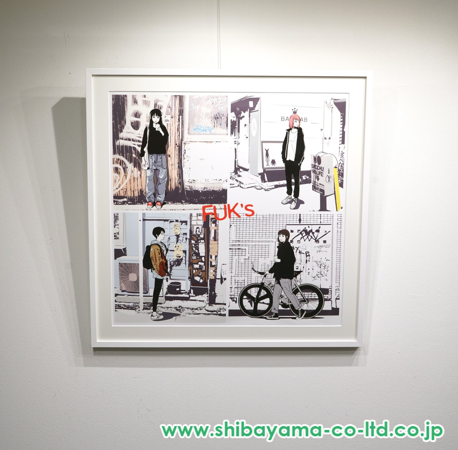 新品backsideworks FUK's ポスター　バックサイドワークス Backside works.（バックサイドワークス）「FUK'S」ポスター