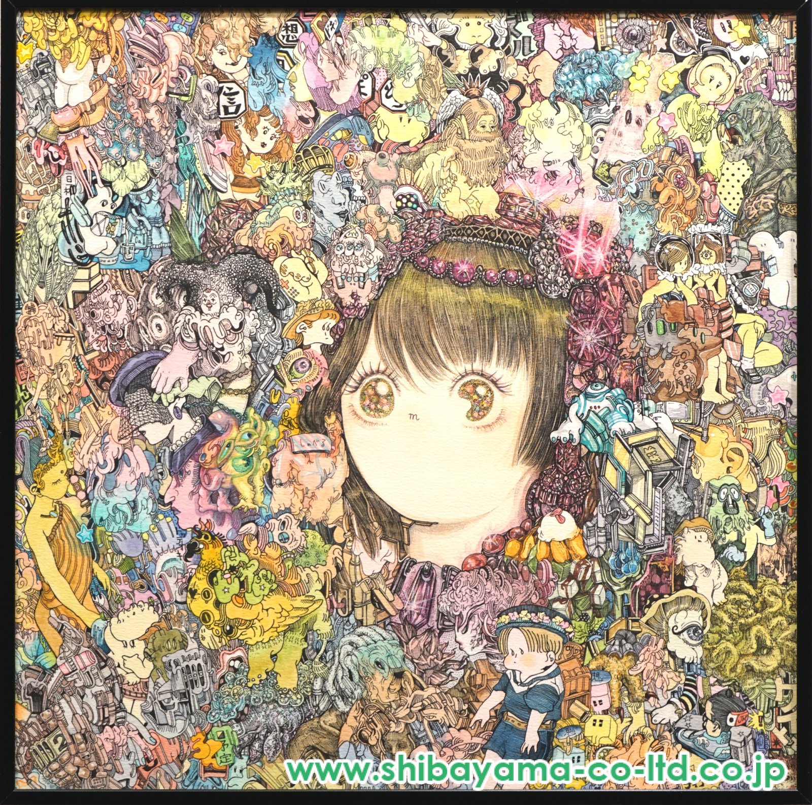 作者不詳　美しい水彩画 ブドウが瑞々しく描かれています。シンガポールで購入 作者不詳 美しい水彩画 ブドウが瑞々しく描かれています