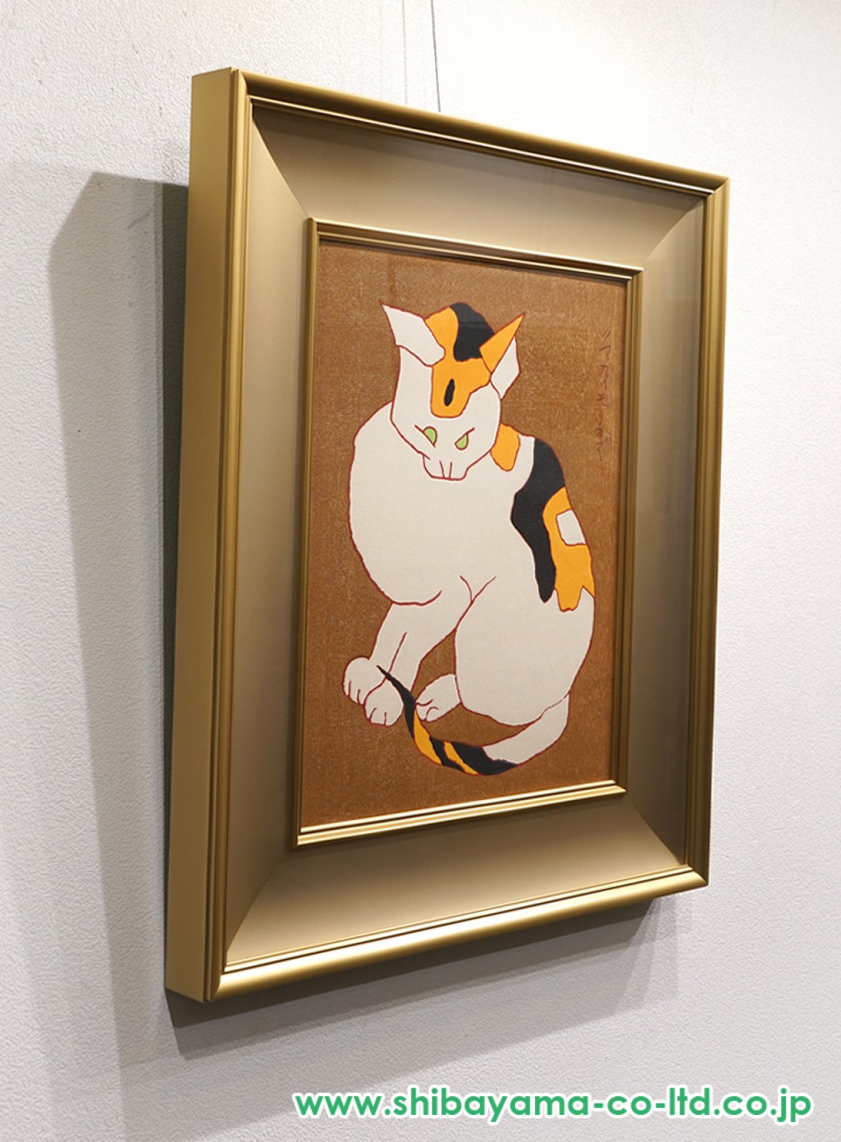 熊谷守一 三毛猫 木版画 版上サイン・印あり 楽天市場】熊谷守一 「 三毛猫 」 木版画 【中古】 : 内田画廊
