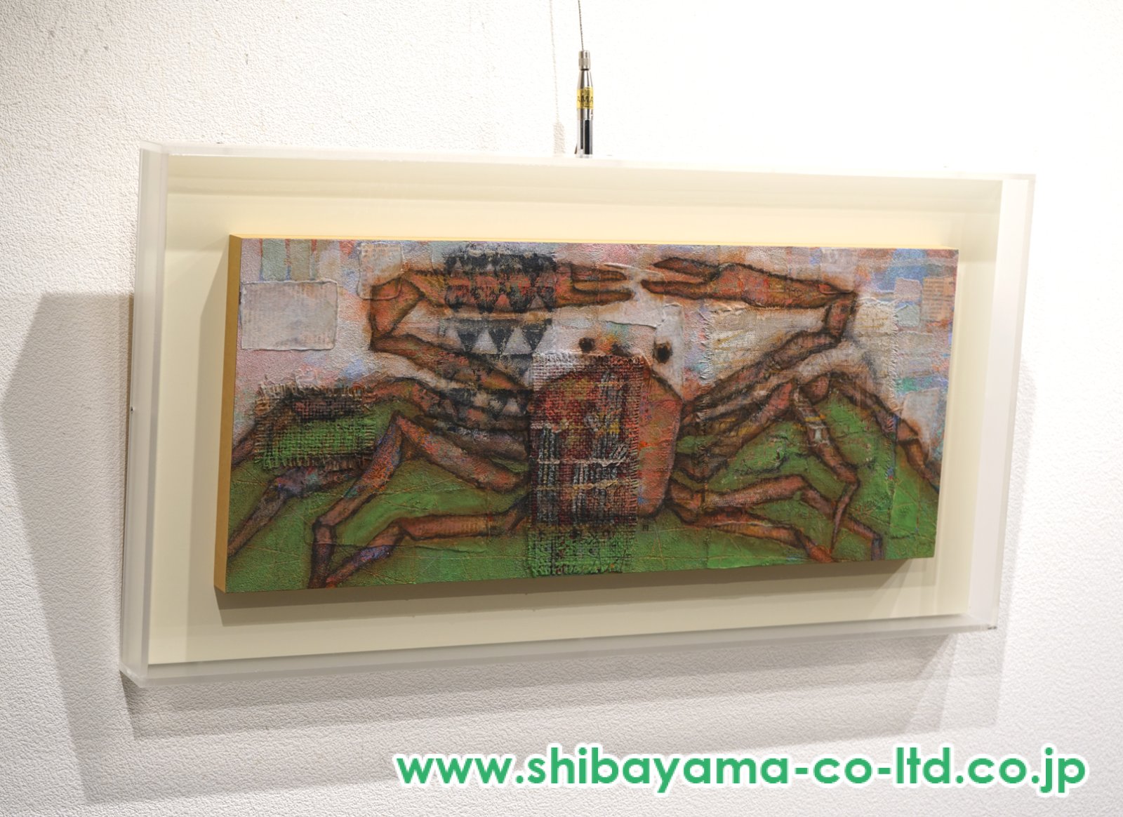 金丸悠児「水の住人～カニ～」ミクストメディア :: 絵画買取