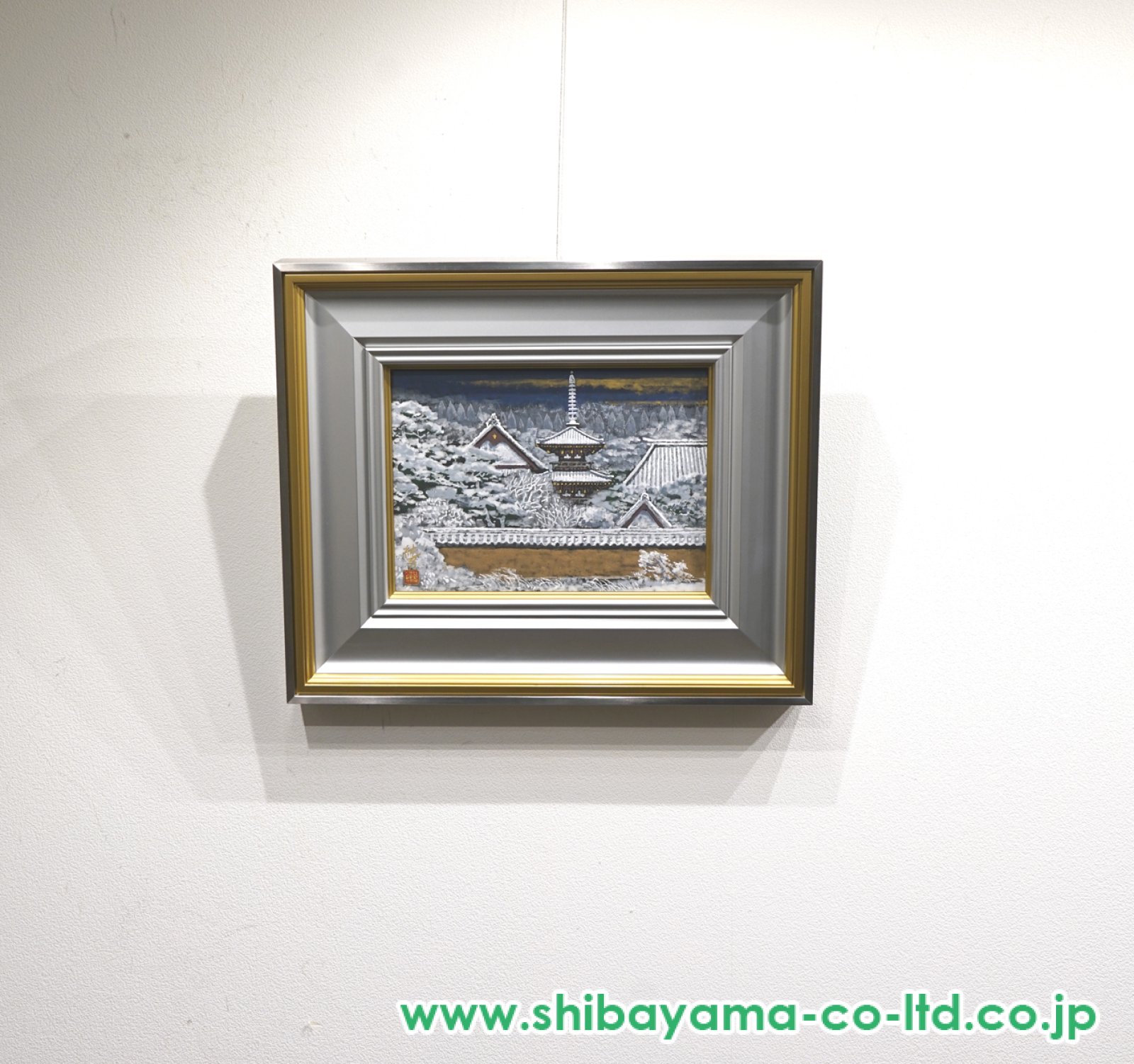 美品 掛け軸 日本画家 後藤志郎作 大和三和図 共箱 風景画 太巻き付 美品 掛け軸 日本画家 後藤志郎作 大和三和図 共箱 風景画