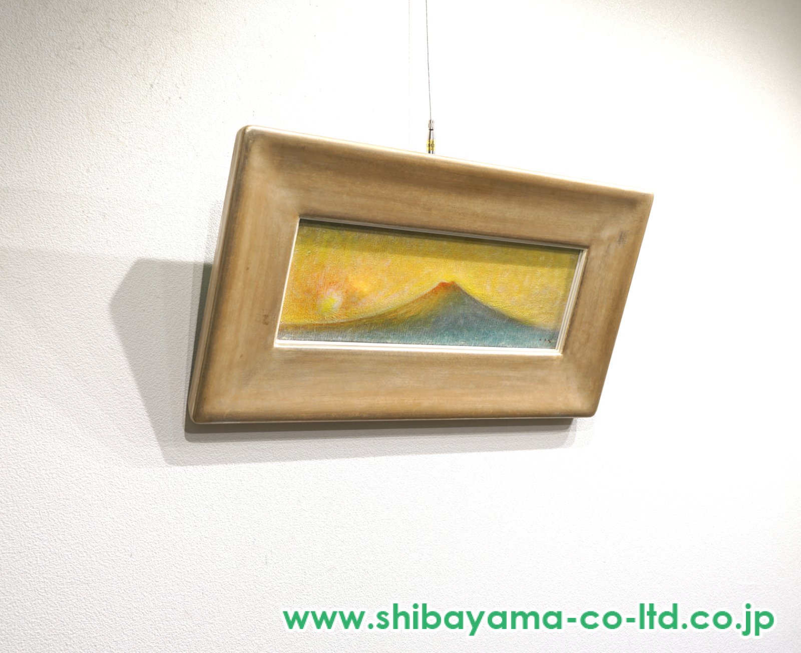 牛島憲之「初富士」油彩 :: 絵画買取・販売 - シバヤマ