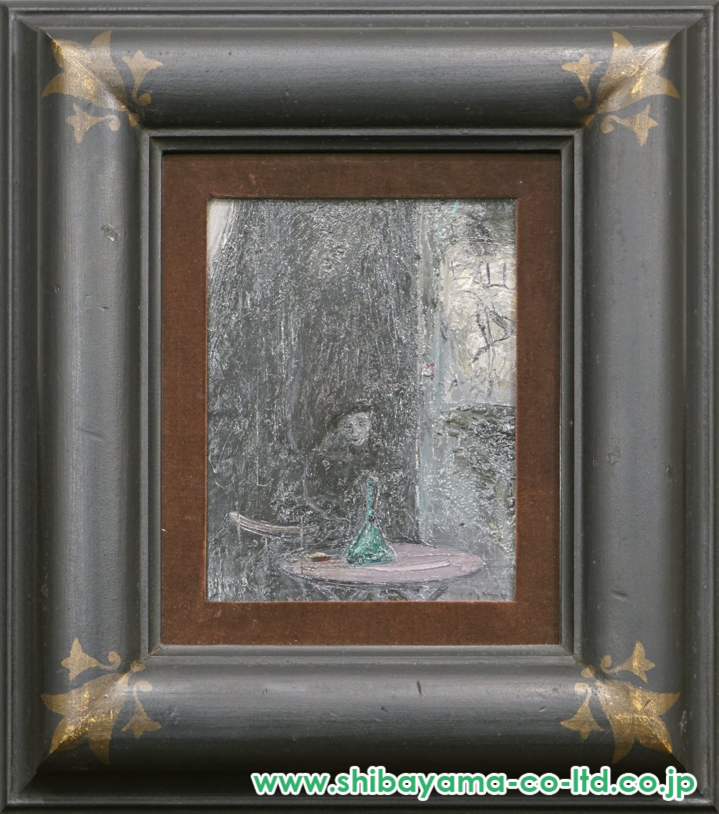 松井ヨシアキ「リュミュリュエル」油彩 0号 :: 絵画買取・販売 - シバヤマ