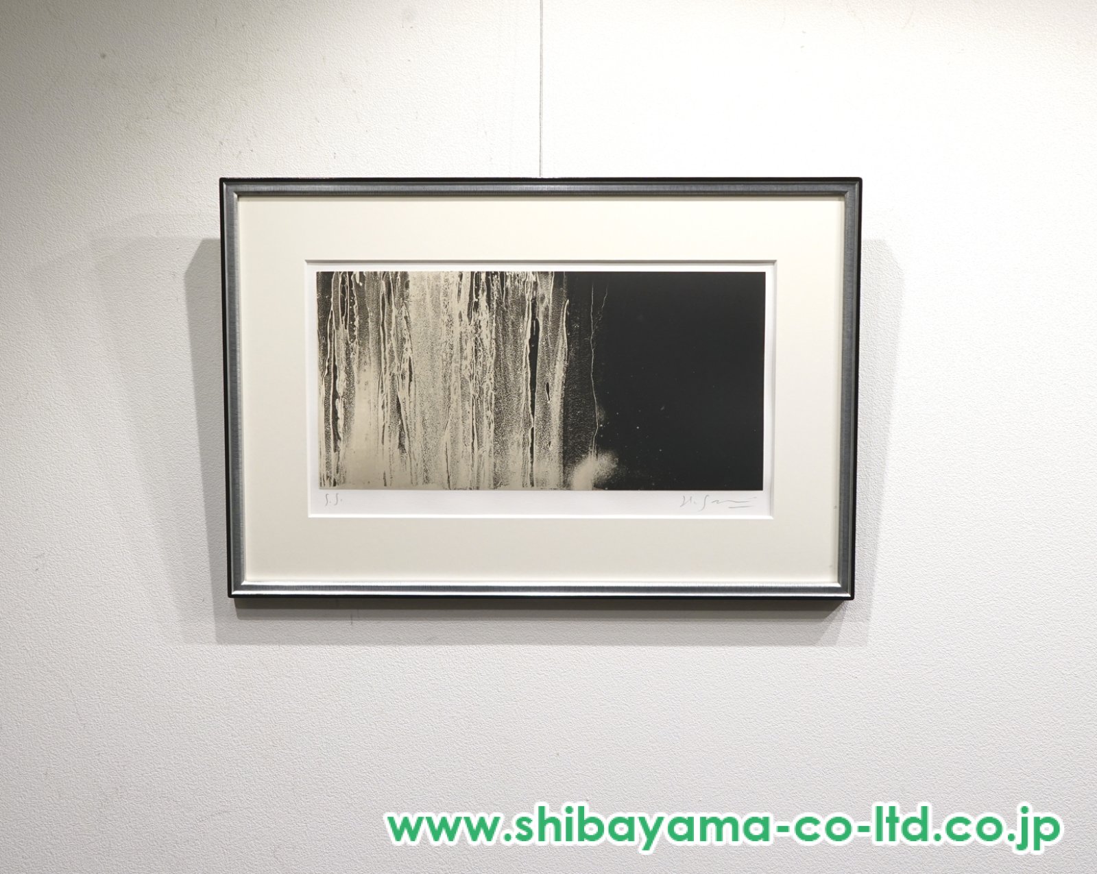 千住博「ウォーターフォール」エッチング :: 絵画買取・販売 - シバヤマ