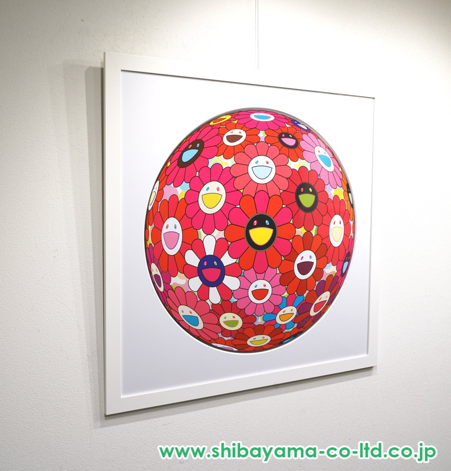 村上隆「フラワーボール3D「ピカソへの手紙」」オフセットプリント