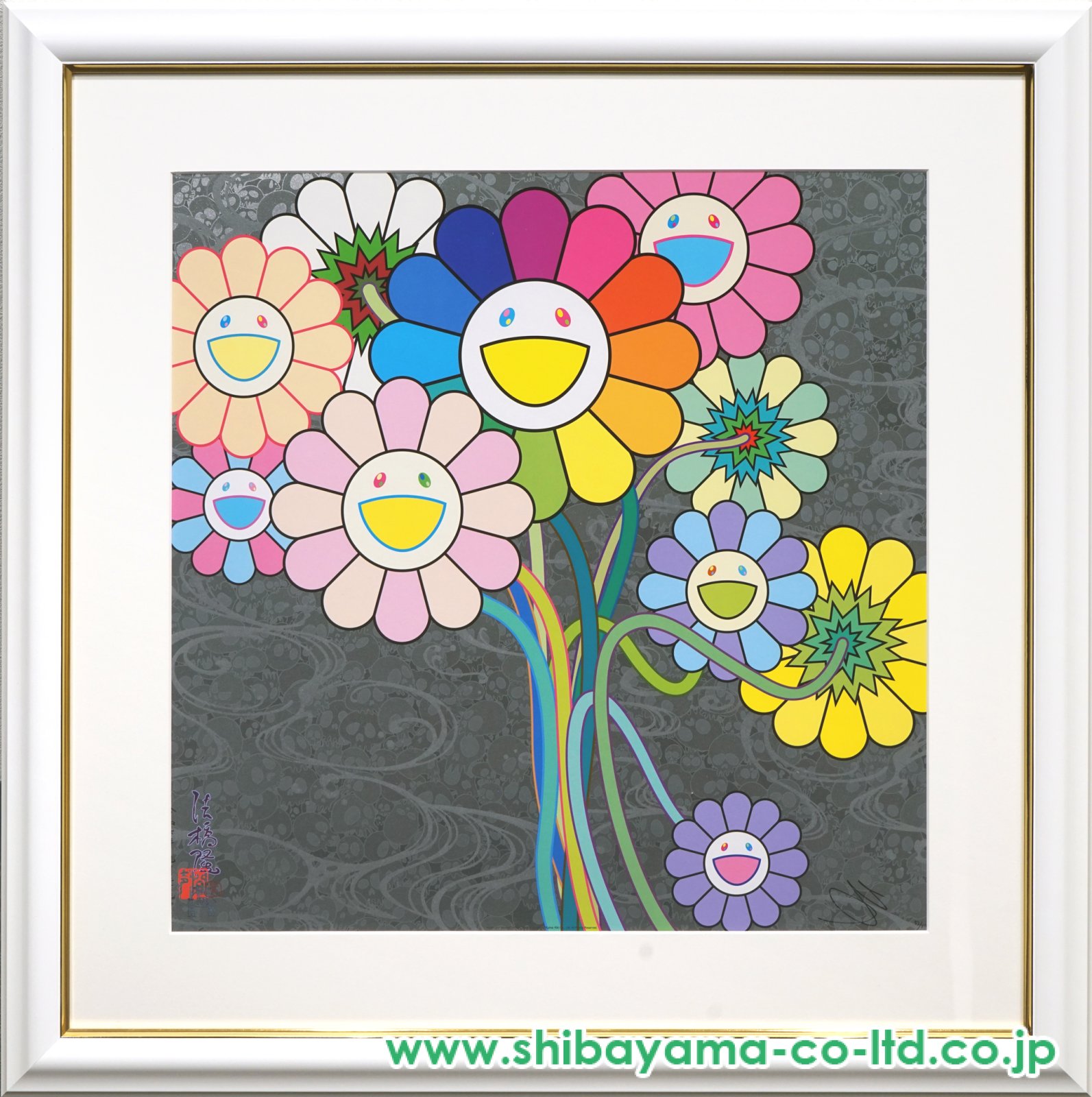 村上隆「光琳とウォーホル」オフセットプリント :: 絵画買取・販売