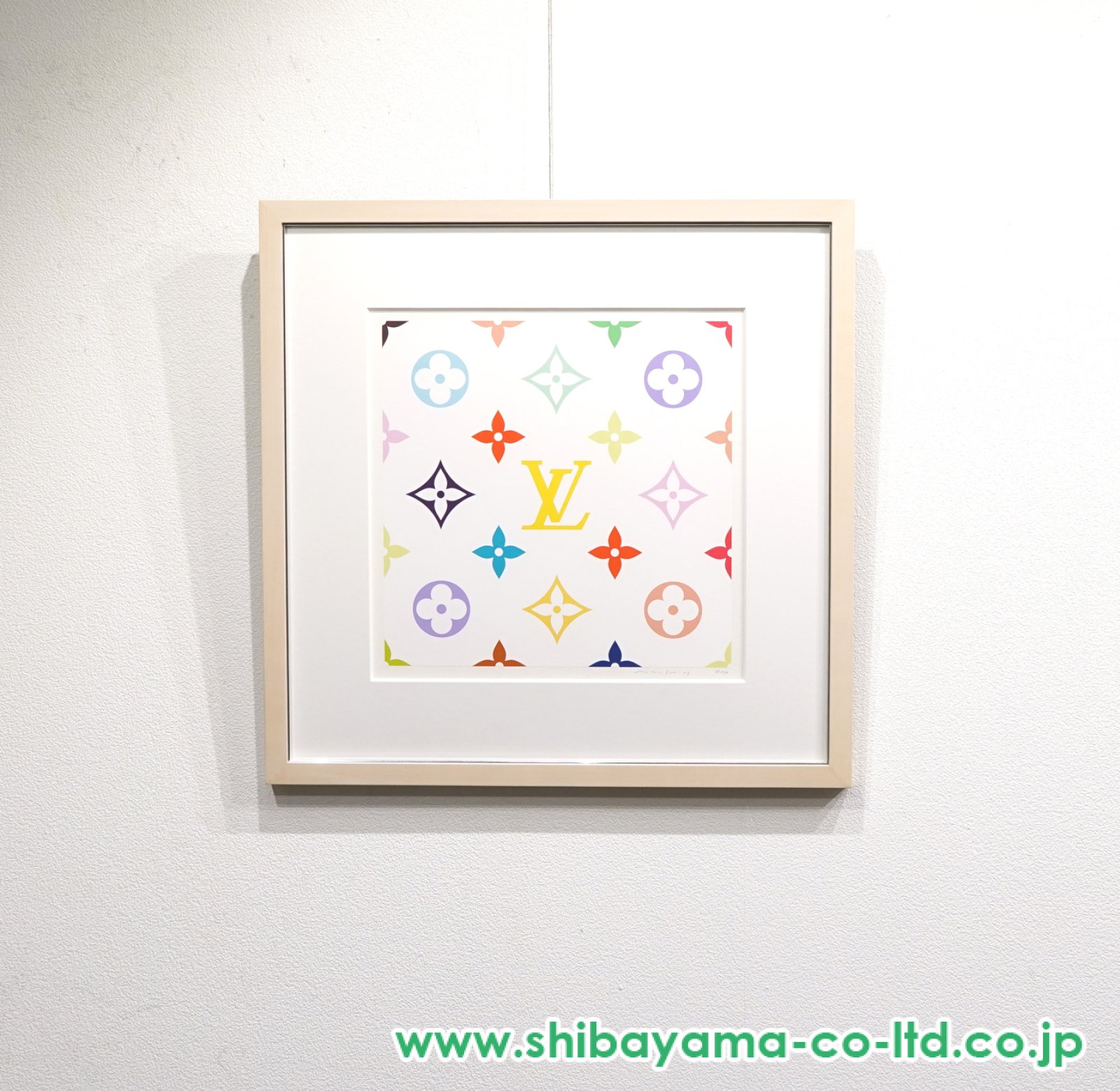 村上隆「SUPERFLAT Monogram（lemon)」シルクスクリーン :: 絵画買取