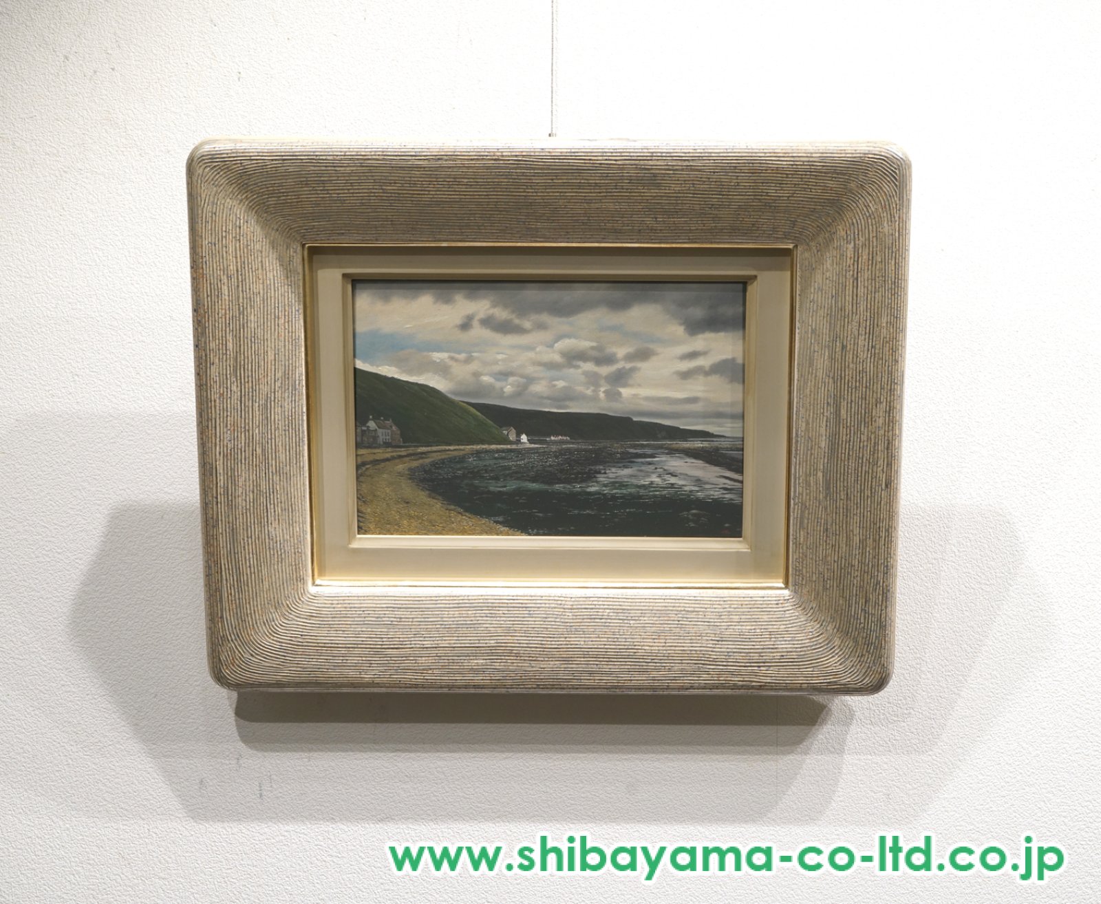 原雅幸「白の記憶」油彩 P3号 :: 絵画買取・販売 - シバヤマ