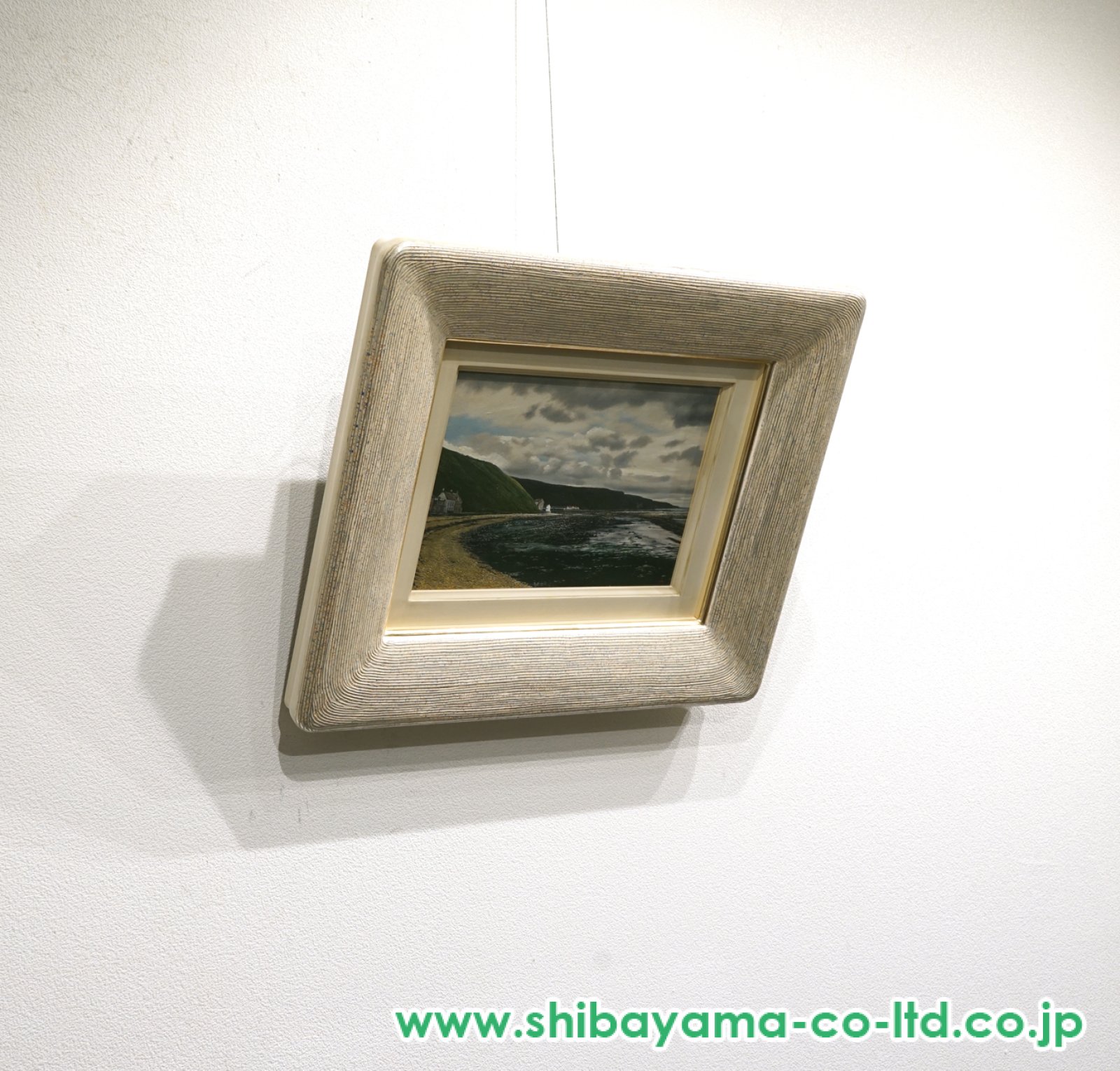 原雅幸「白の記憶」油彩 P3号 :: 絵画買取・販売 - シバヤマ