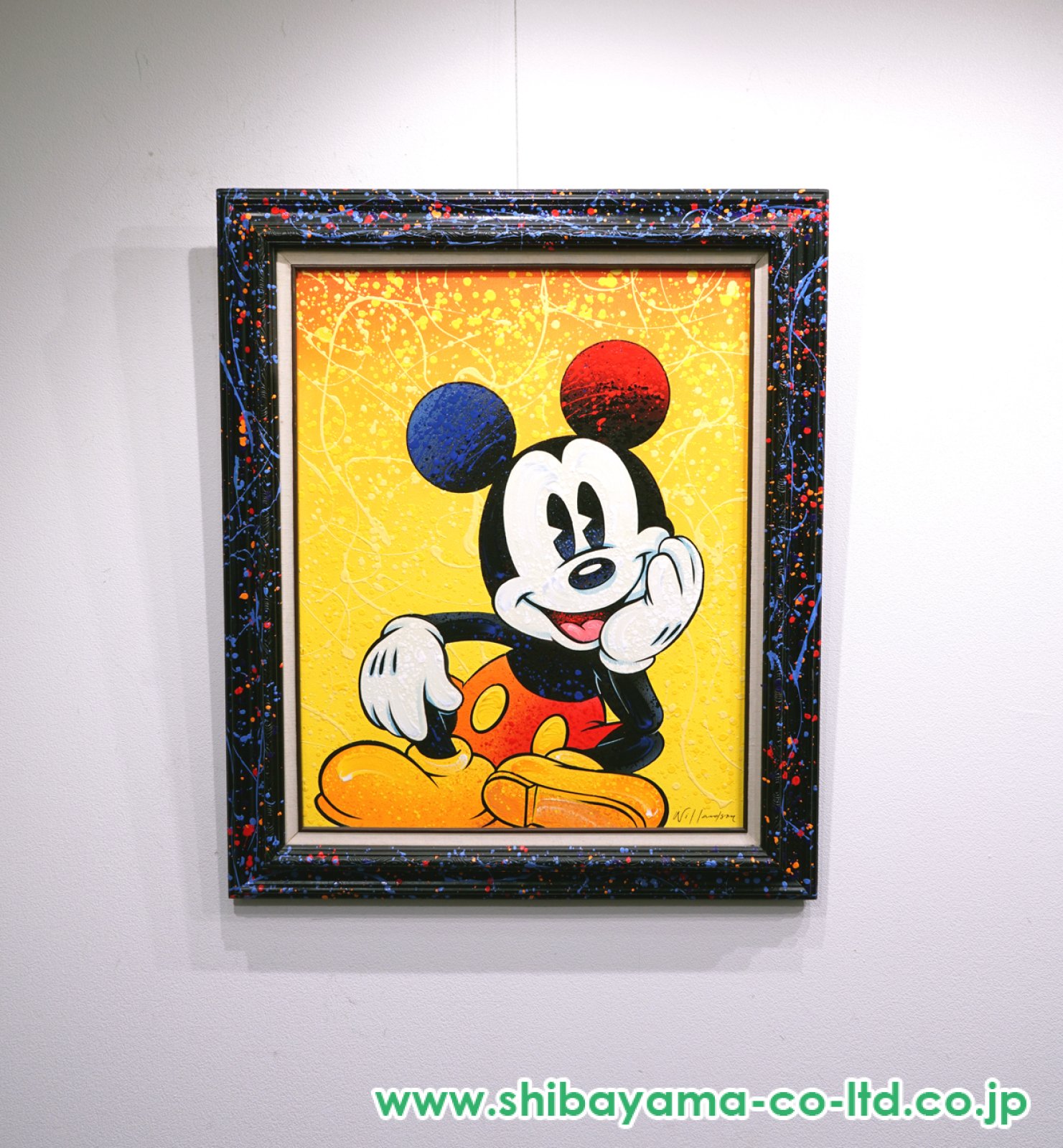 デビッド・ウィラードソン「MELLOW YELLOW(ORIGINAL)」アクリル