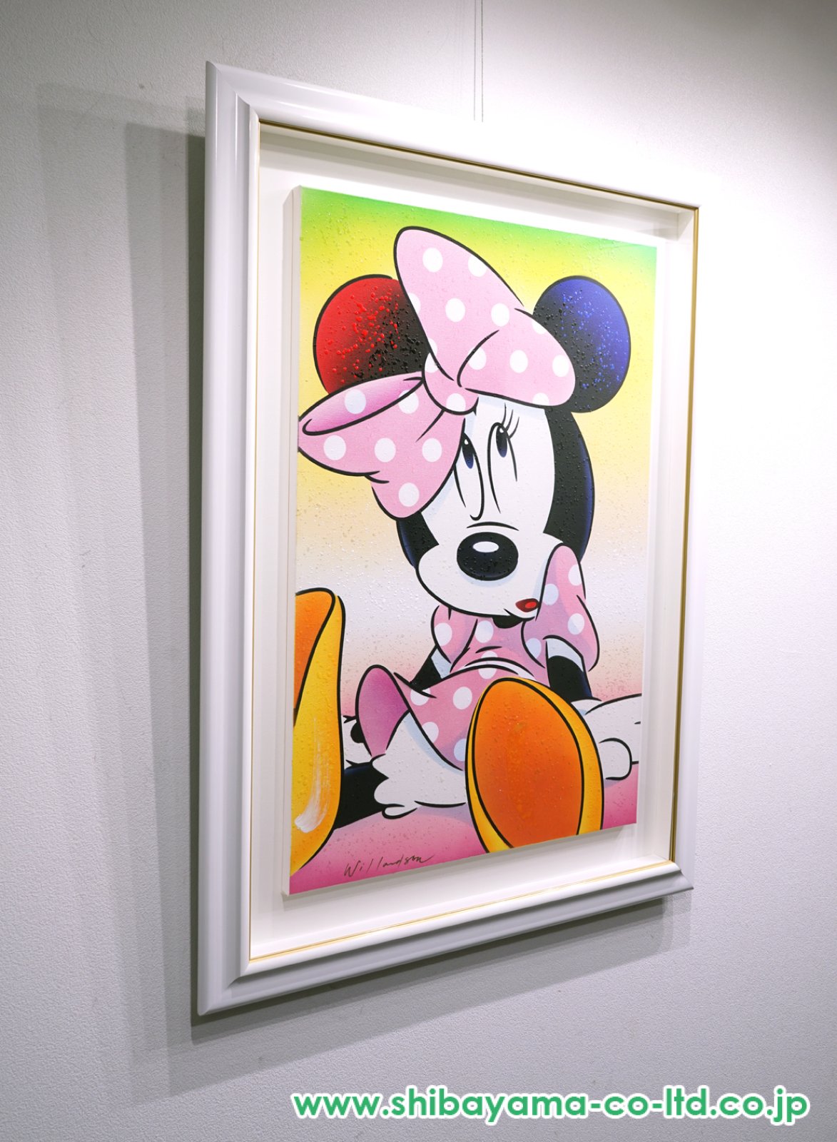 デビッド・ウィラードソン「LIVE ART MINNIE」オリジナル :: 絵画買取