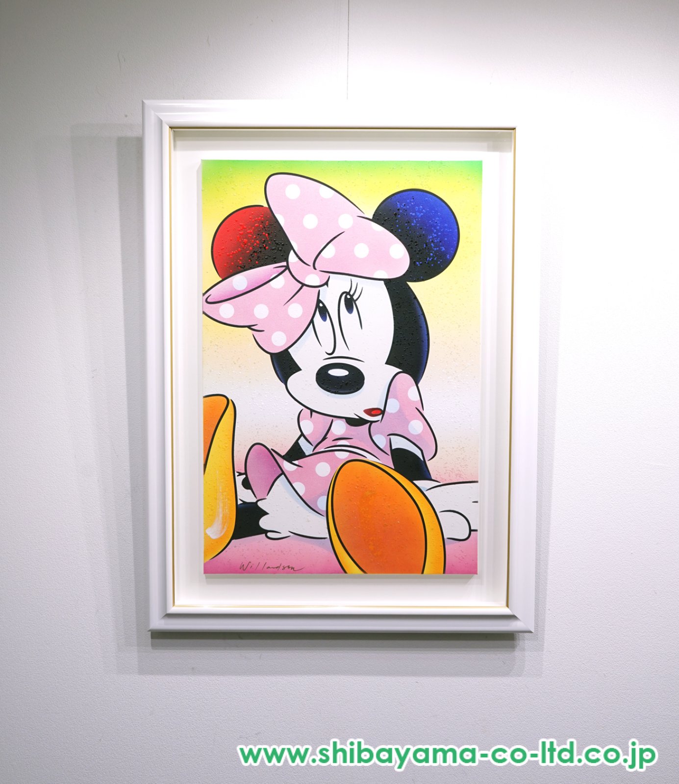 デビッド・ウィラードソン「LIVE ART MINNIE」オリジナル :: 絵画買取