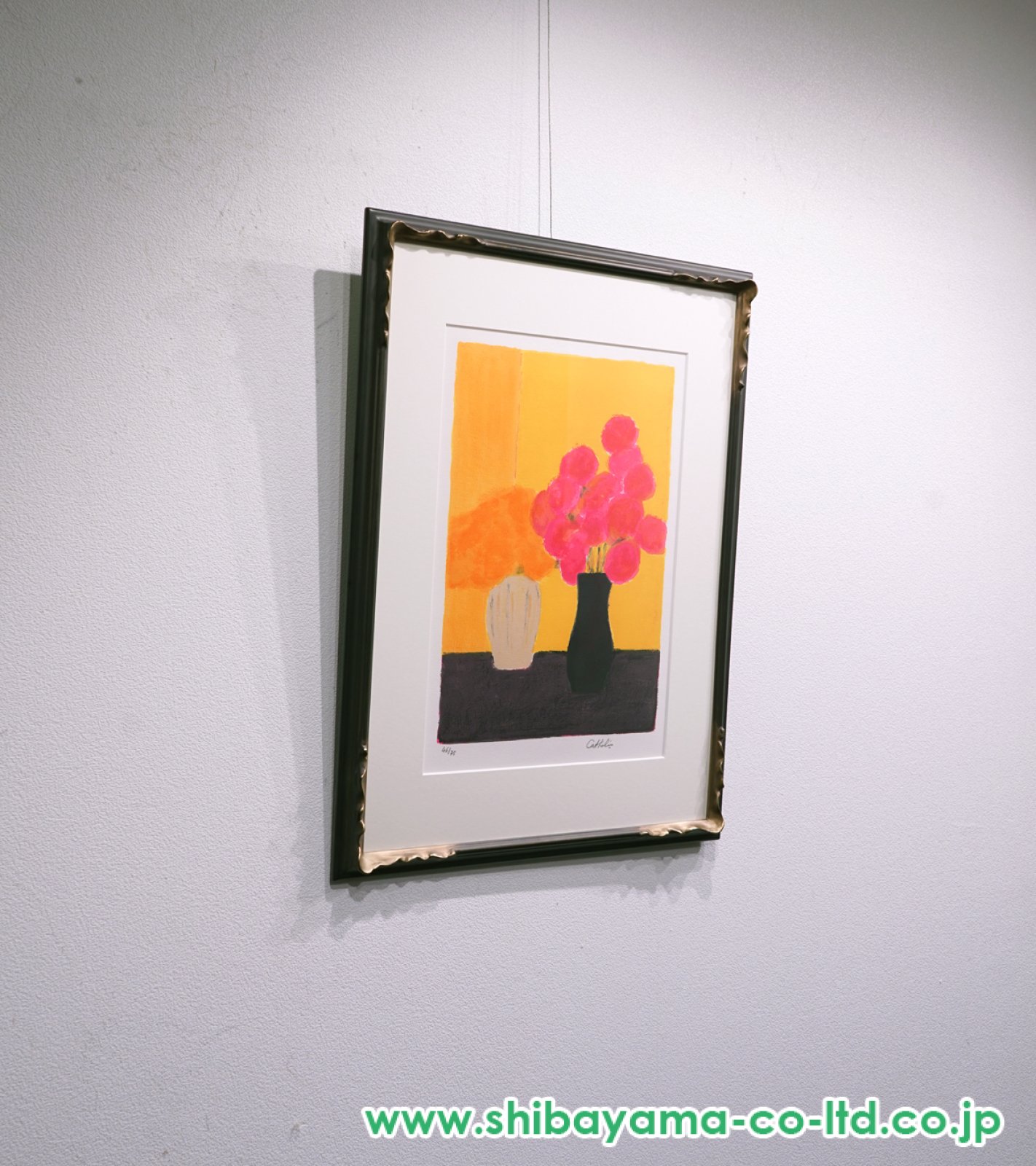 ベルナール・カトラン「インディアンローズ」リトグラフ :: 絵画買取