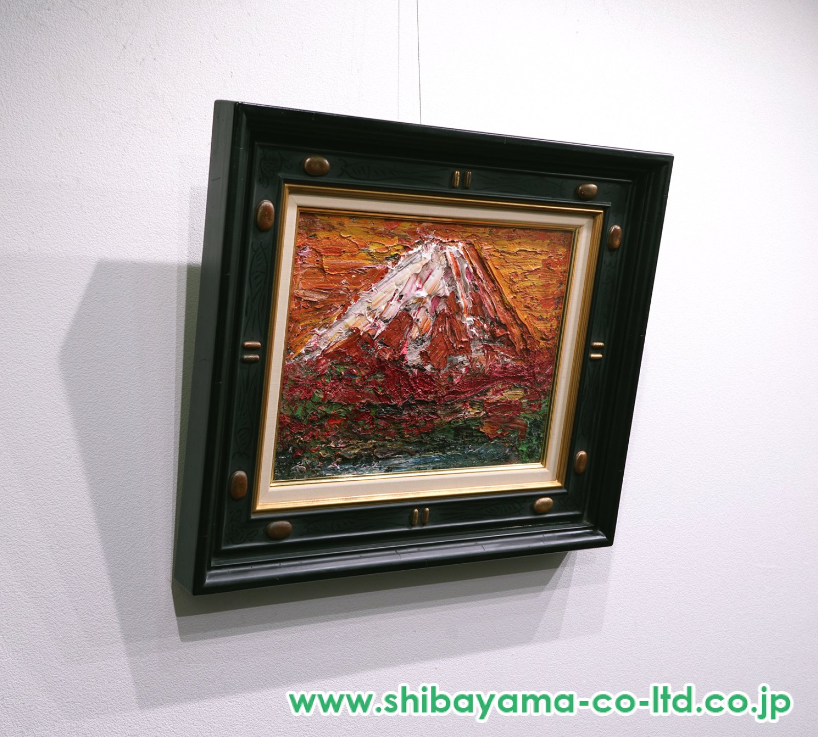 森田茂「富士」油彩 6号 :: 絵画買取・販売 - シバヤマ