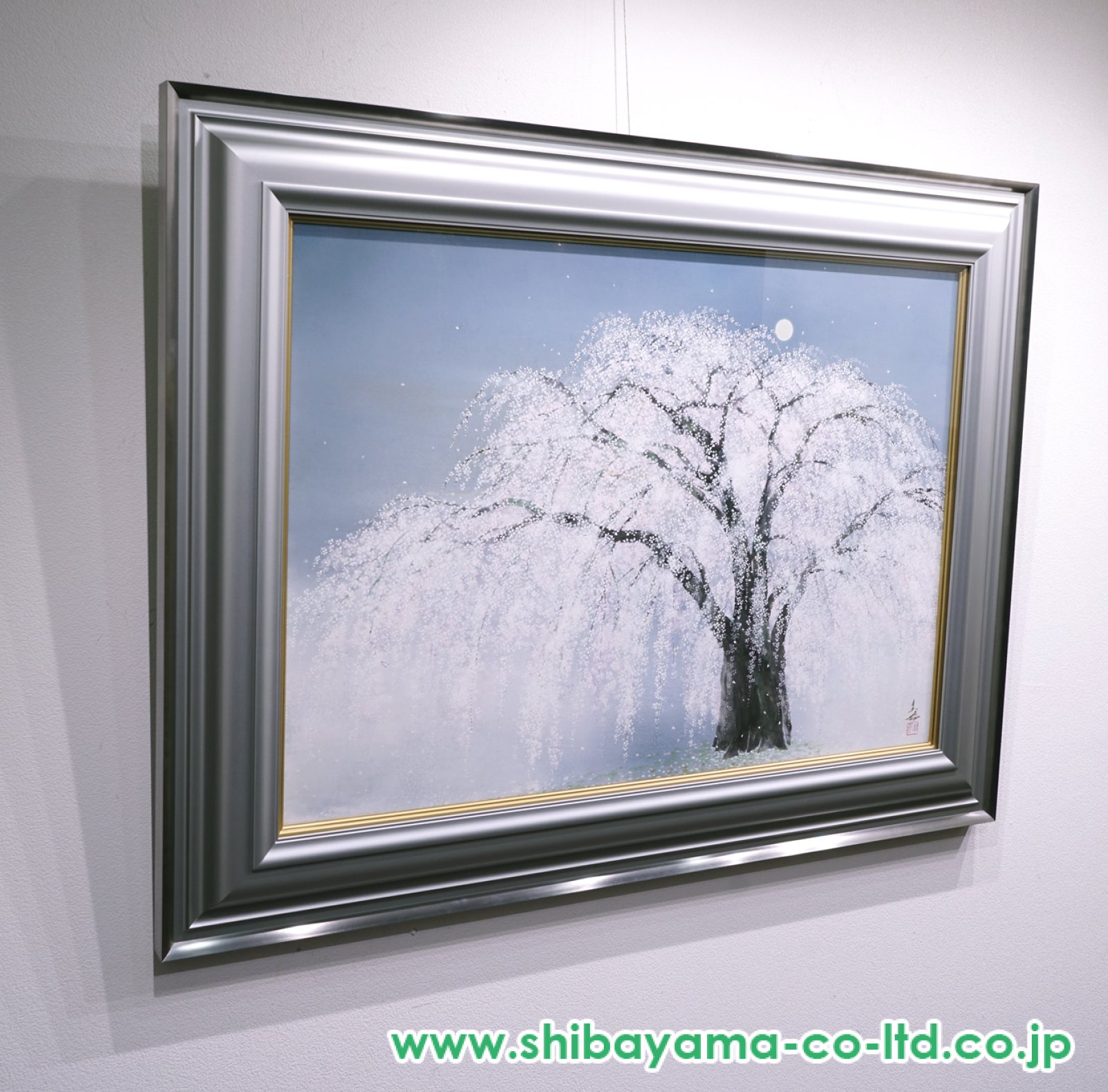 木村圭吾「爛漫久遠寺」日本画 30号 :: 絵画買取・販売 - シバヤマ