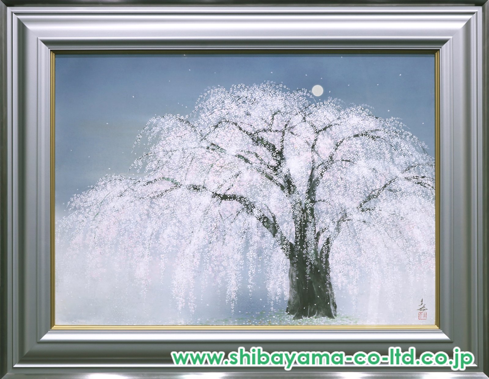 木村圭吾「爛漫久遠寺」日本画 30号 :: 絵画買取・販売 - シバヤマ