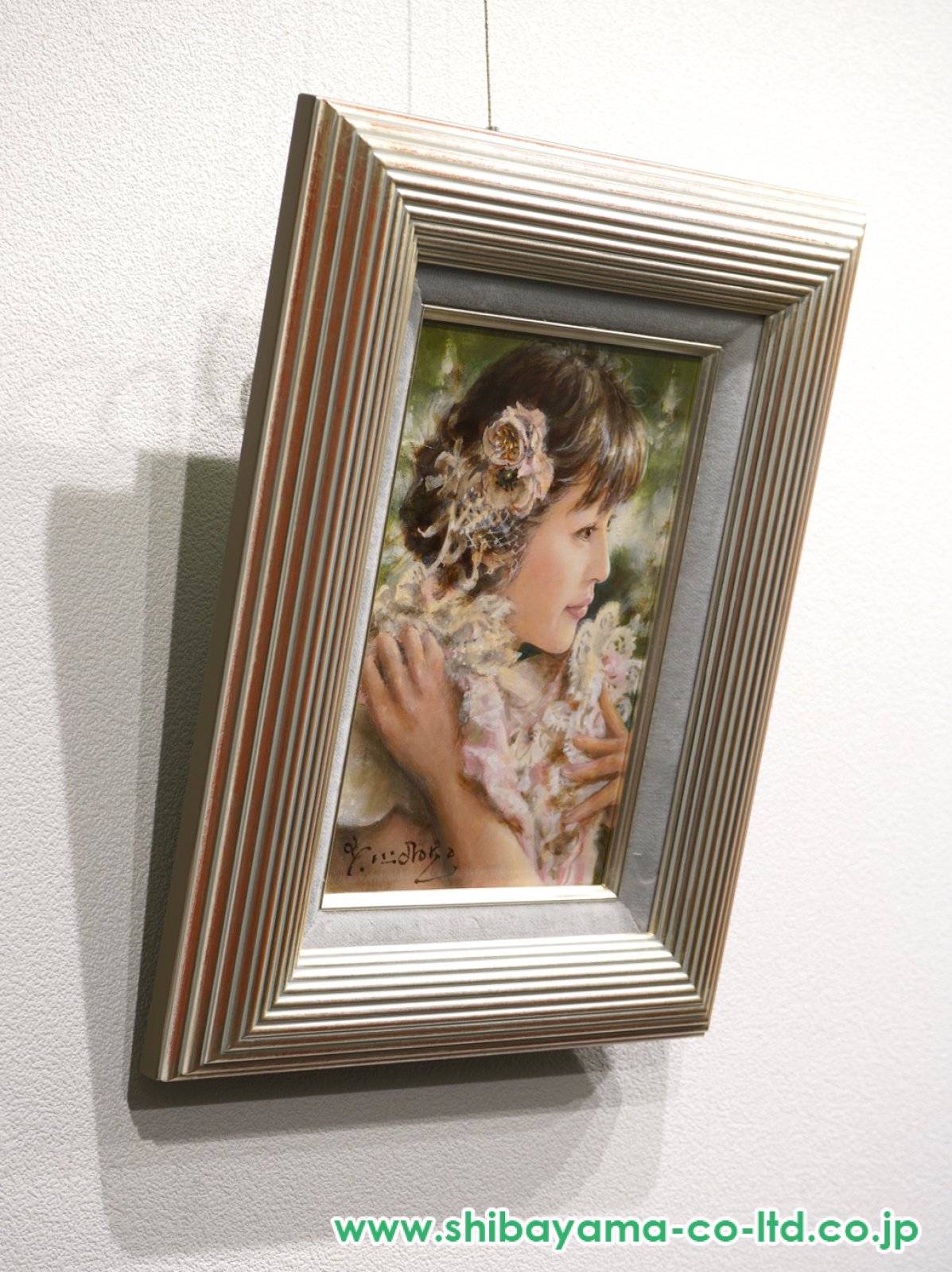 日高康志「装」油彩 SM :: 絵画買取・販売 - シバヤマ