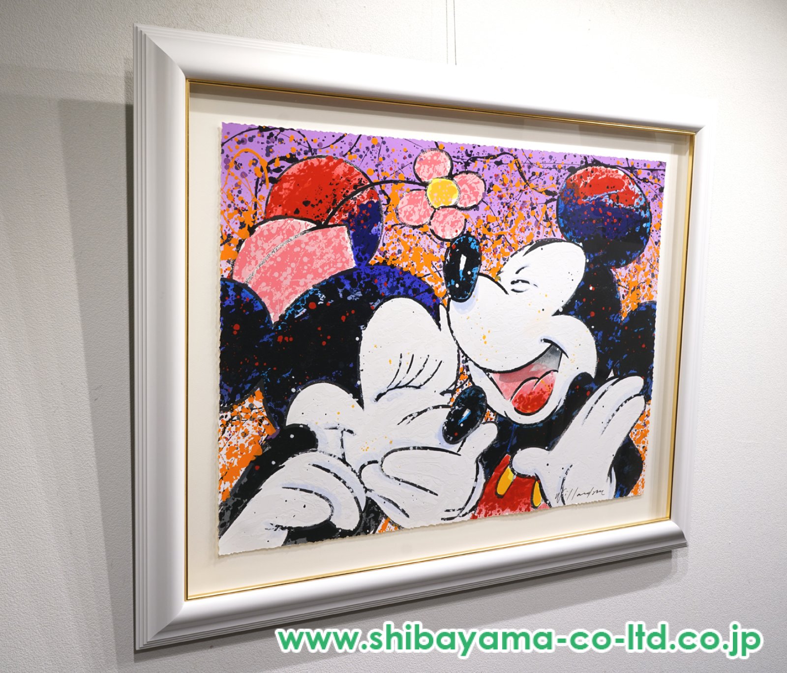 デビッド・ウィラードソン「ティックルドピンク」シルクスクリーン