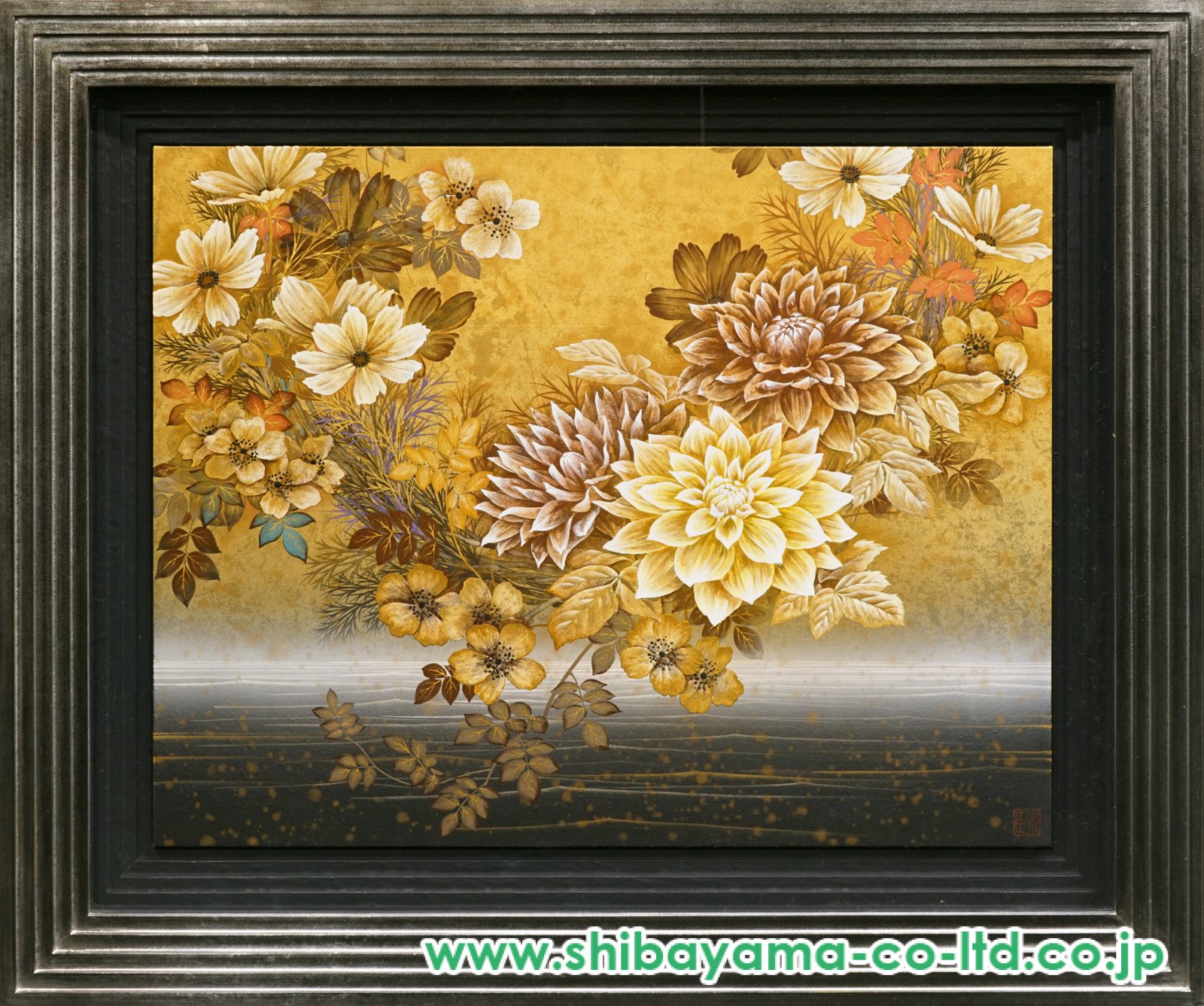 泉東臣「月華」日本画 12号 :: 絵画買取・販売 - シバヤマ