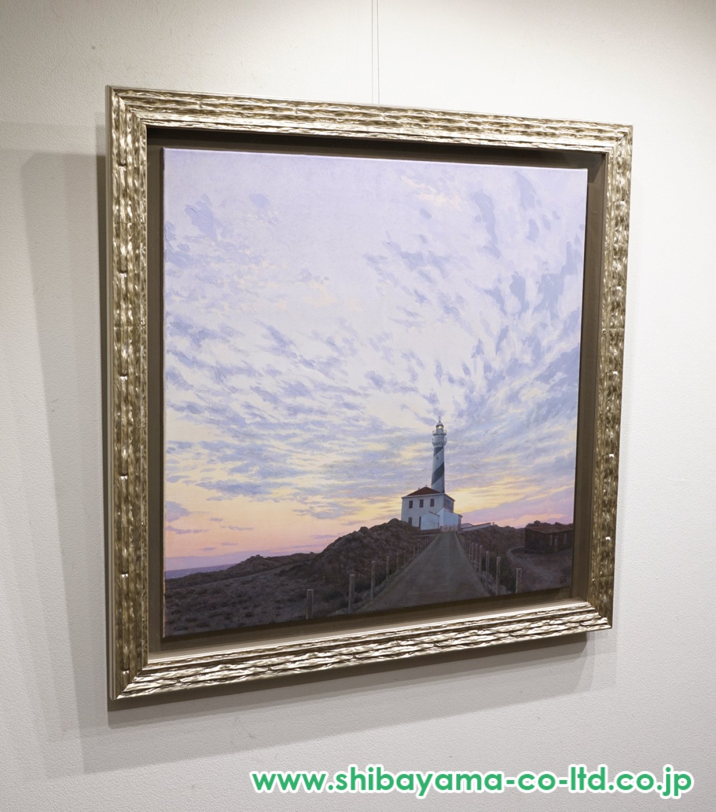 神津善之介「The sky of Favority 啓示 No,5 -灯台-」ミクストメディア