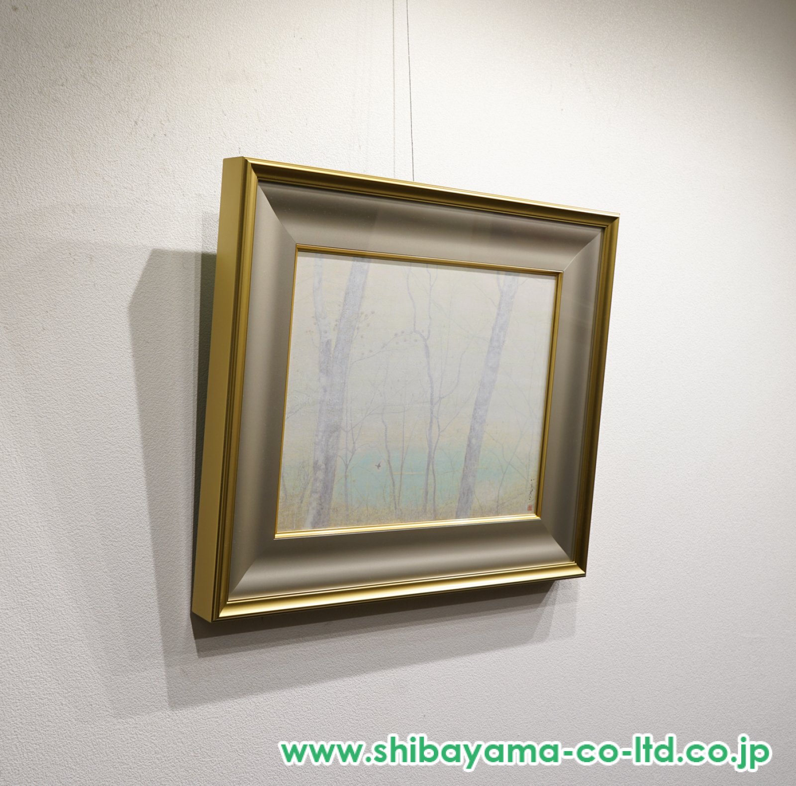 吉田善彦「霧の山湖」日本画 6号 :: 絵画買取・販売 - シバヤマ