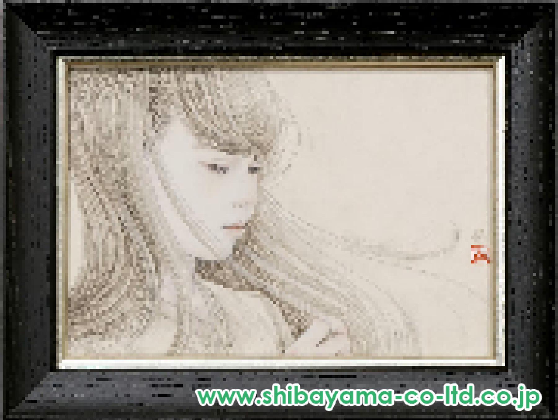 宮崎優「風Ⅰ」日本画 SM :: 絵画買取・販売 - シバヤマ