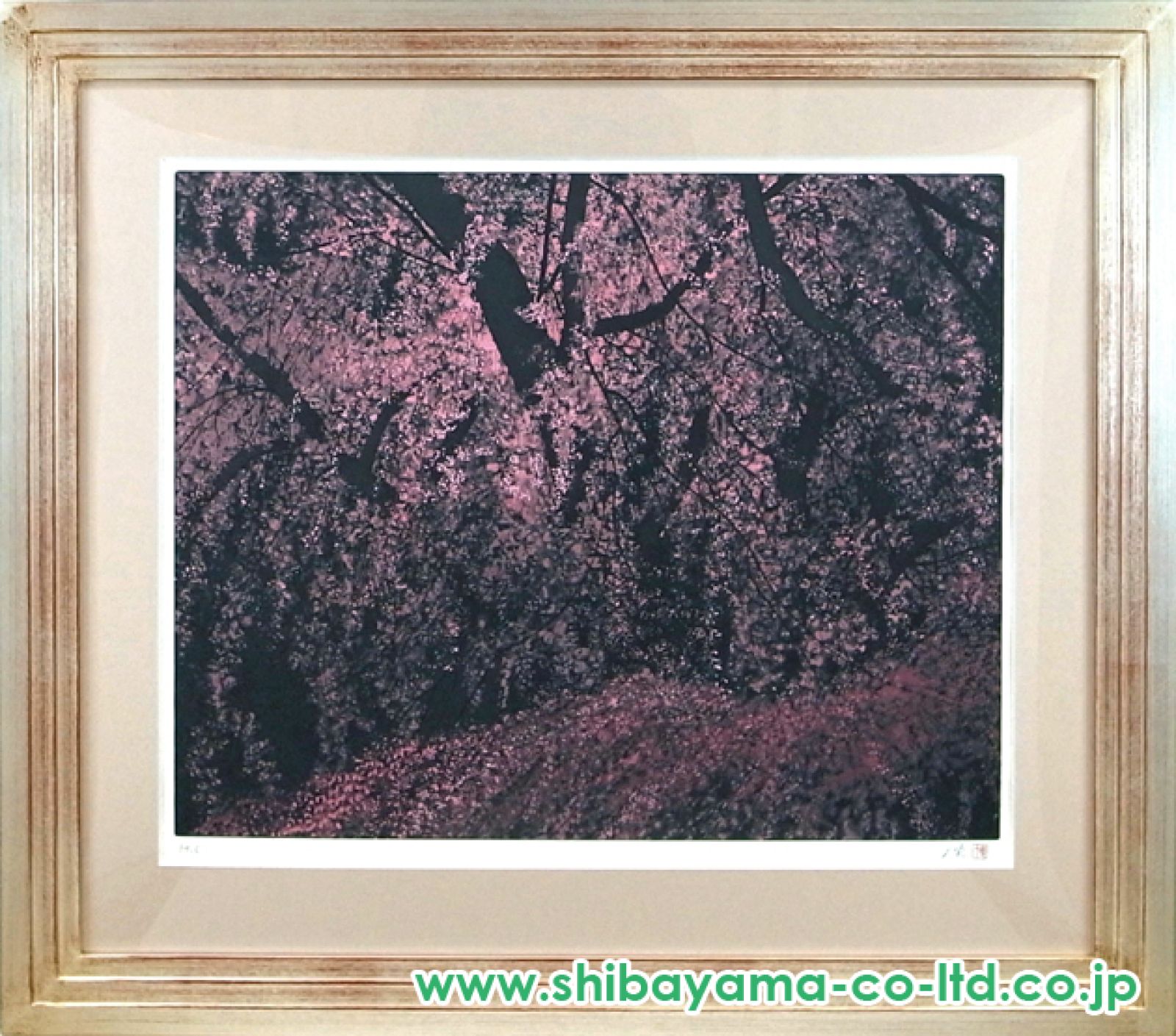 千住博「満開の瀧桜」HSエディション :: 絵画買取・販売 - シバヤマ