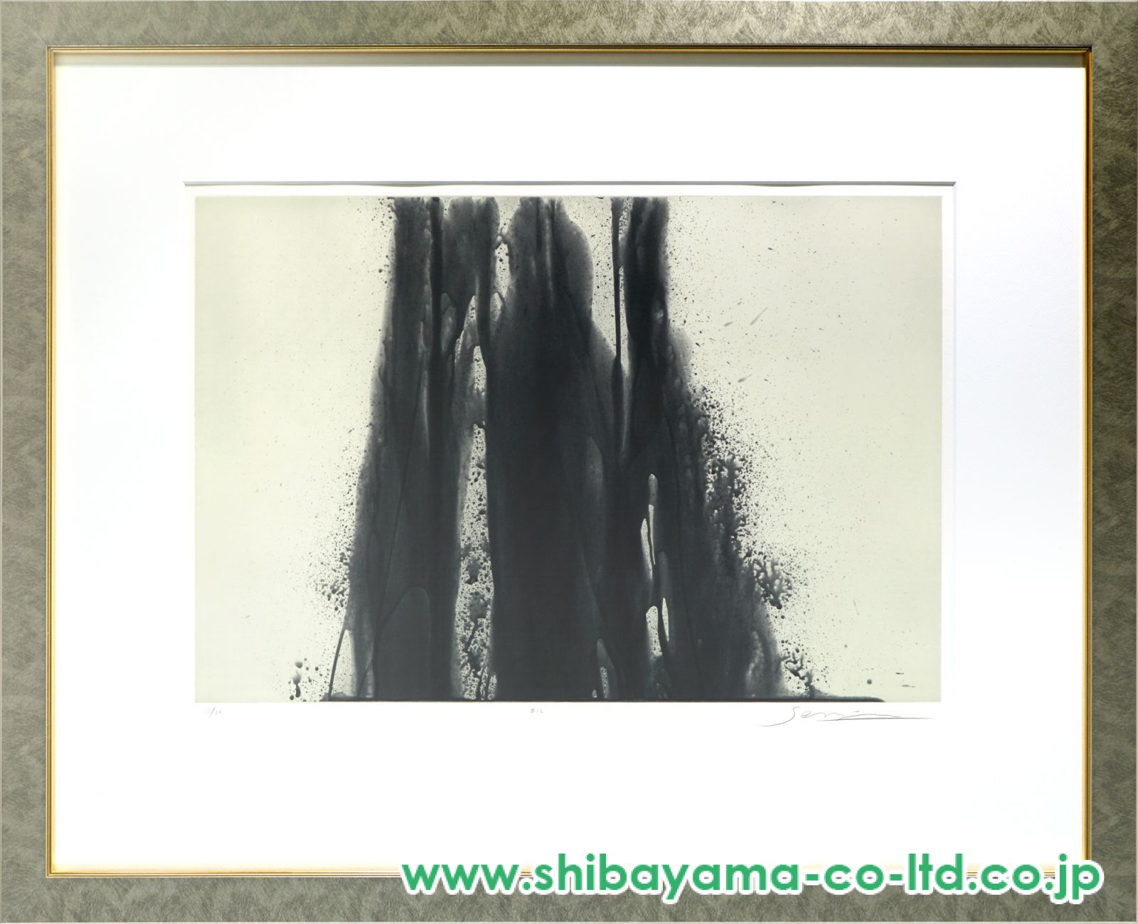 千住博　油絵 千住博 朝陽水辺 | 絵画など美術品の販売と買取 | 東京・銀座
