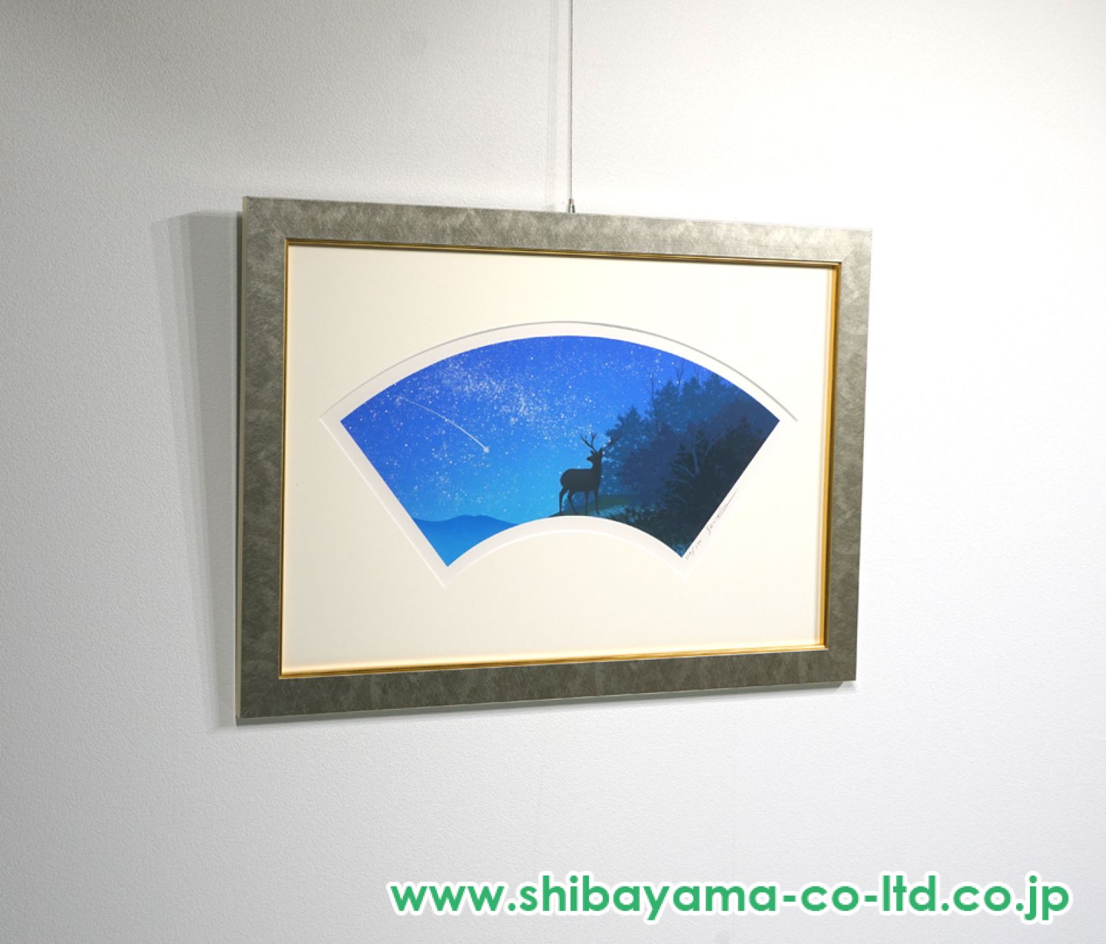 千住博「彗星」リトグラフ＋セリグラフ :: 絵画買取・販売