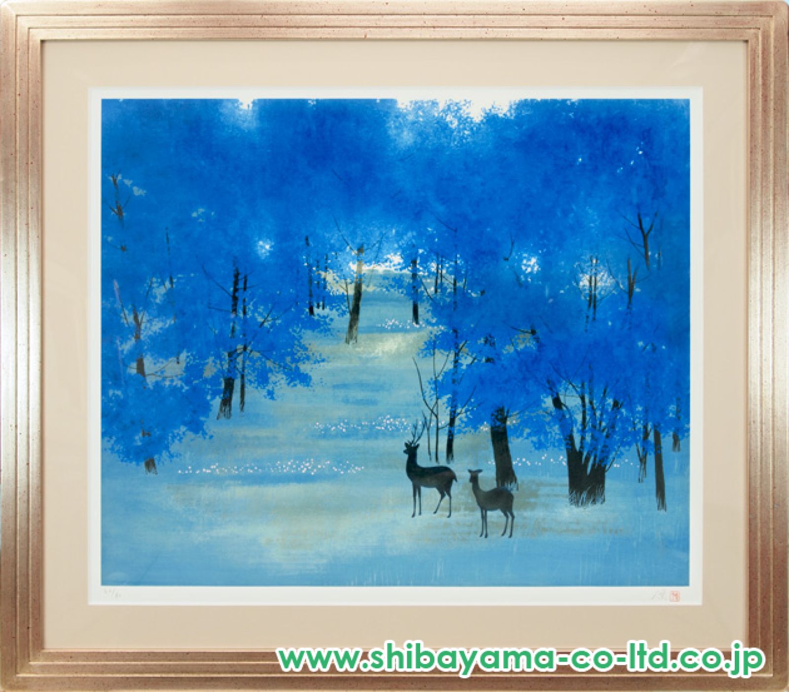 千住博「水の音が聴こえる」リトグラフ :: 絵画買取・販売