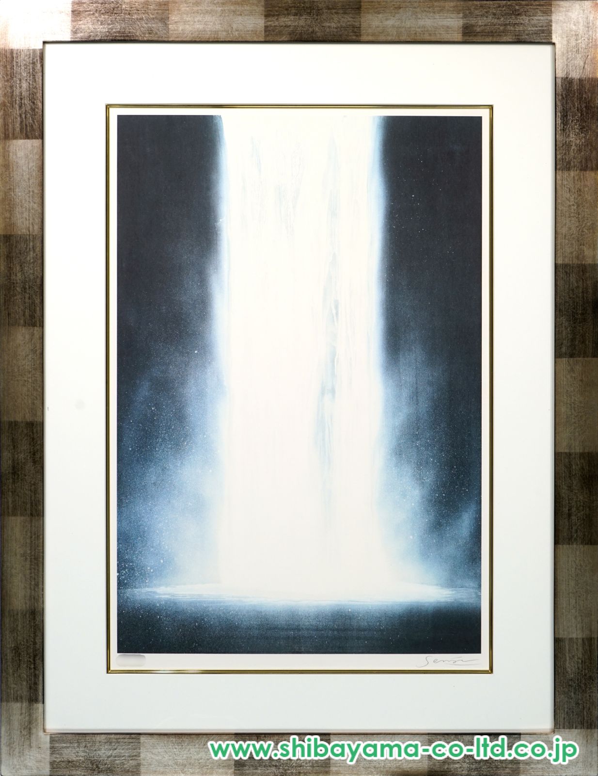 下保 昭『池畔夕照』リトグラフ【真作保証】 絵画 真作保証】下保昭 「湖山爽晨」日本画10号 直筆サイン 共シール