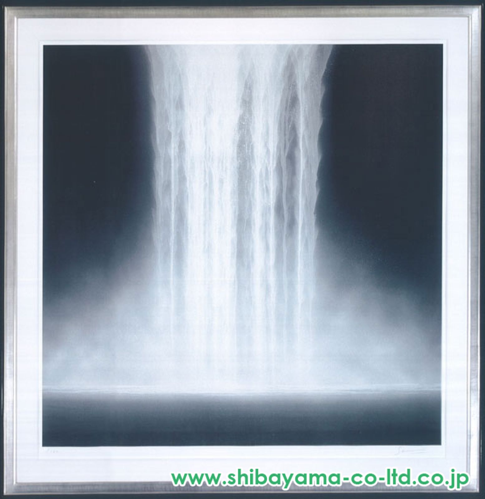 千住博「Water Fall」HSエディション :: 絵画買取・販売 - シバヤマ