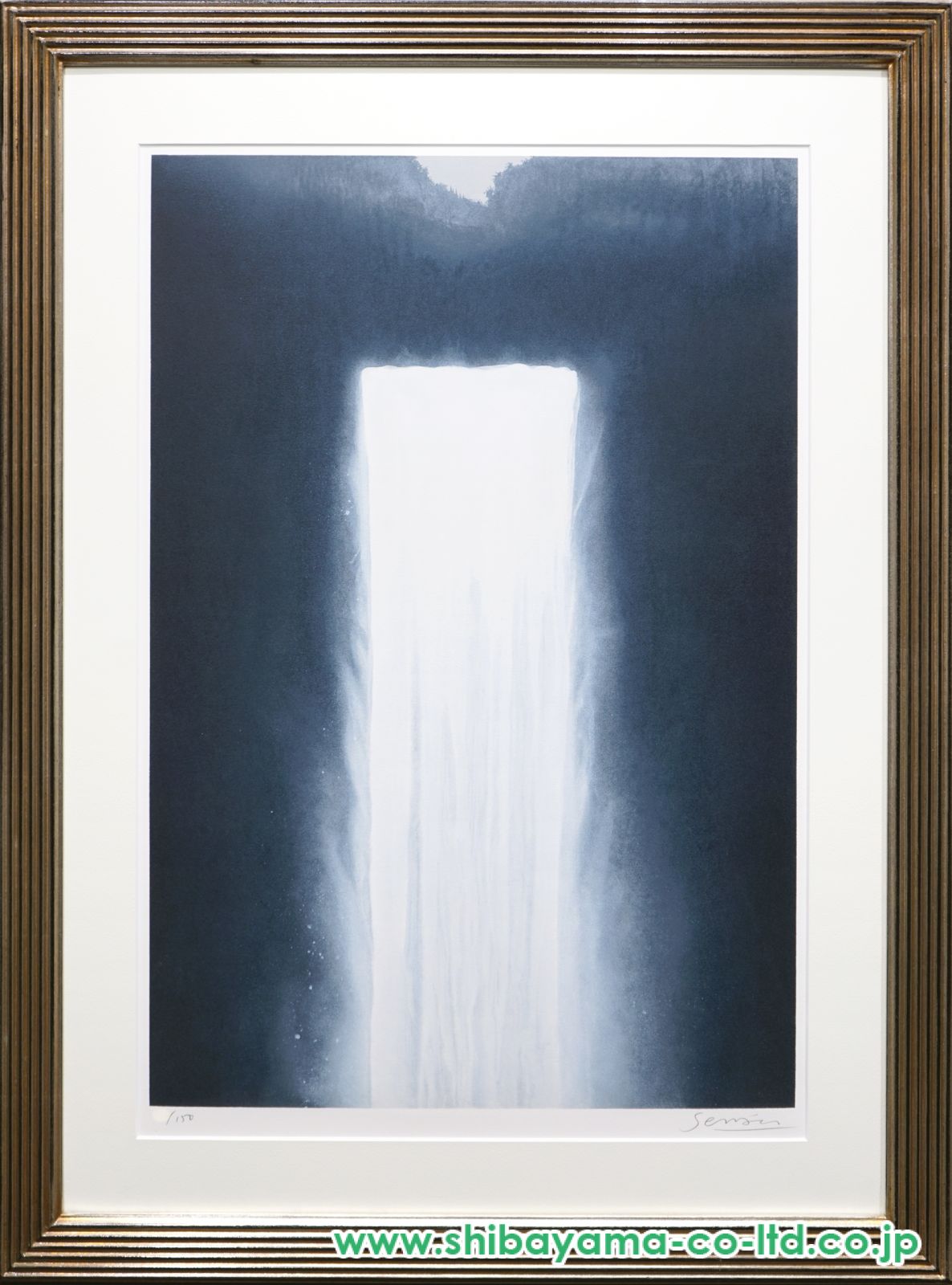 千住博(ウォーターフォール) 千住博「ウォーターフォール」リトグラフ :: 絵画買取・販売