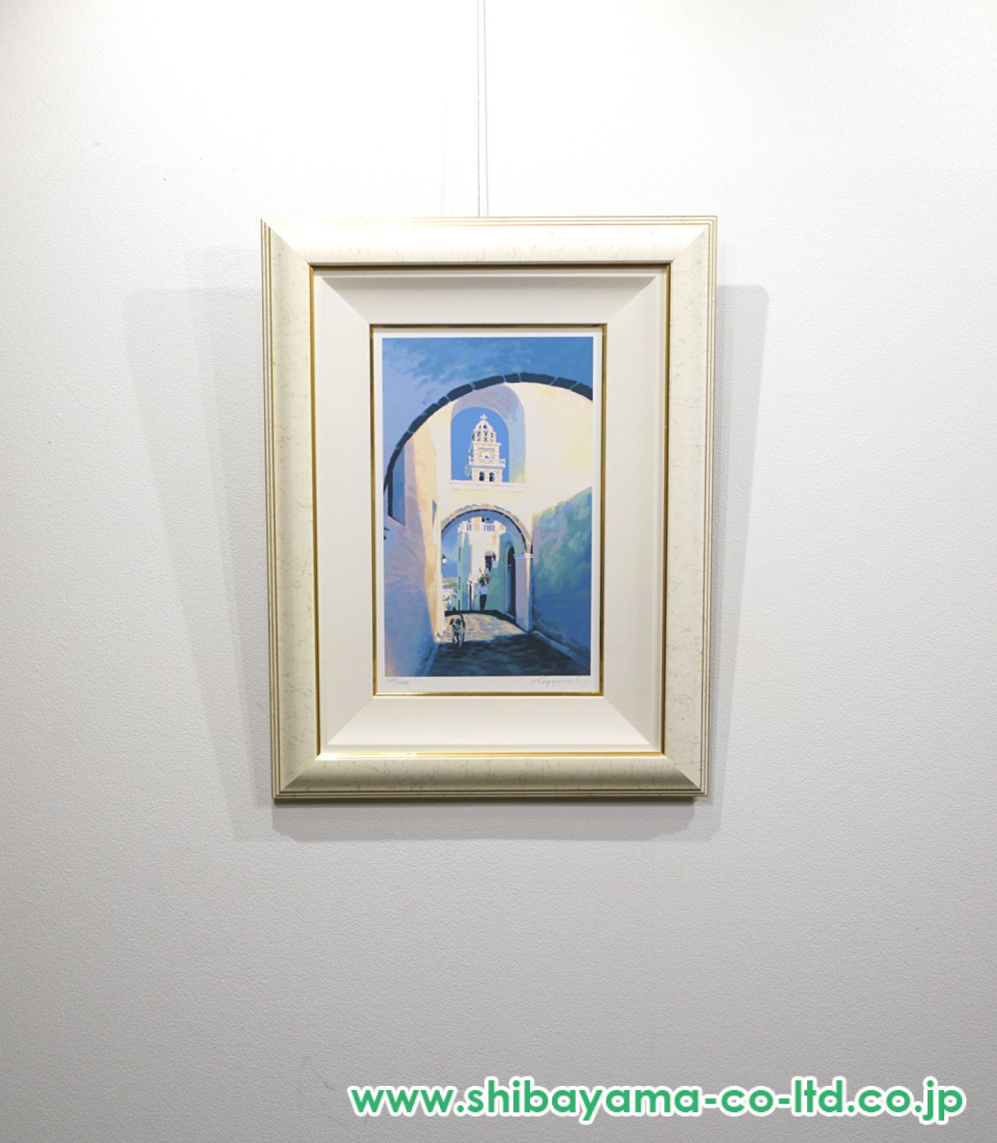 笹倉鉄平「アーチウェイ」シルクスクリーン :: 絵画買取・販売
