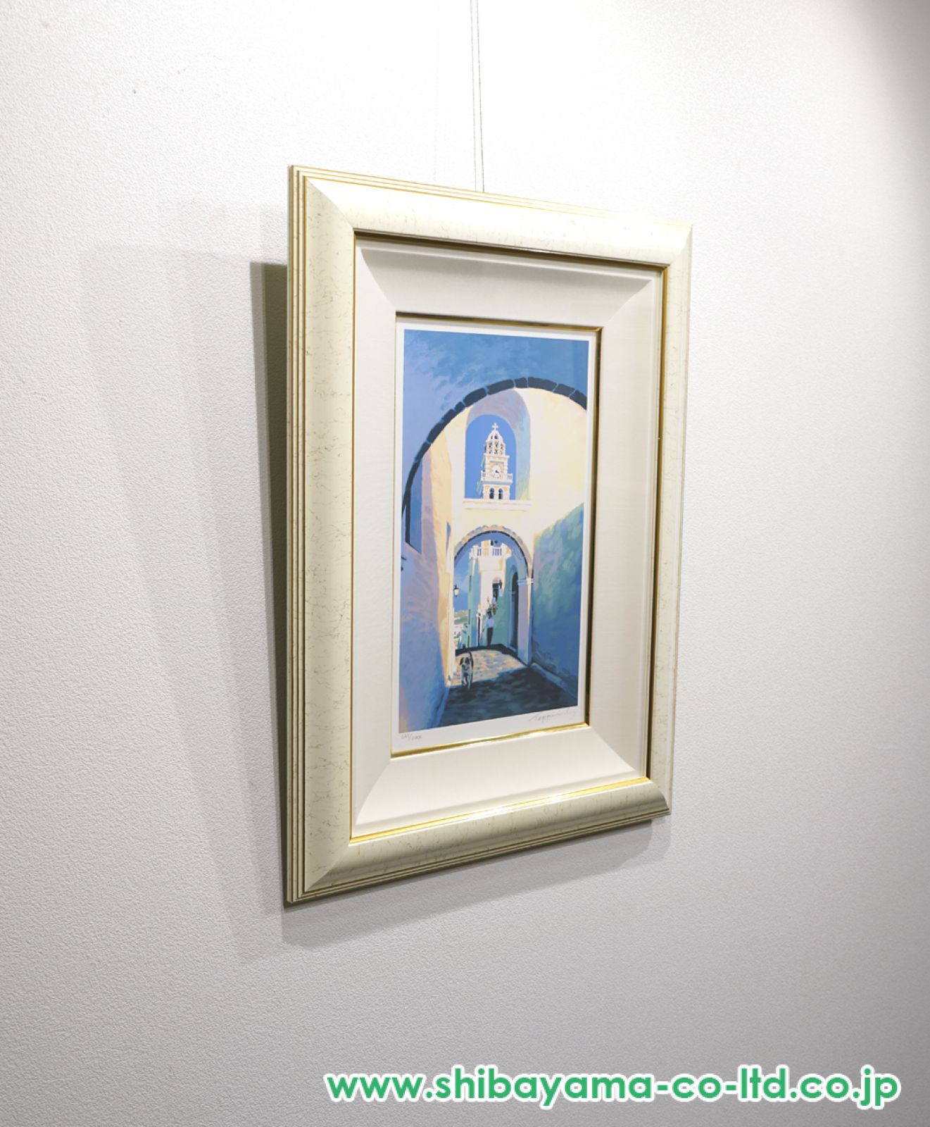 笹倉鉄平　アーチウェイ　カレンダー付き 笹倉鉄平「アーチウェイ」シルクスクリーン :: 絵画買取・販売