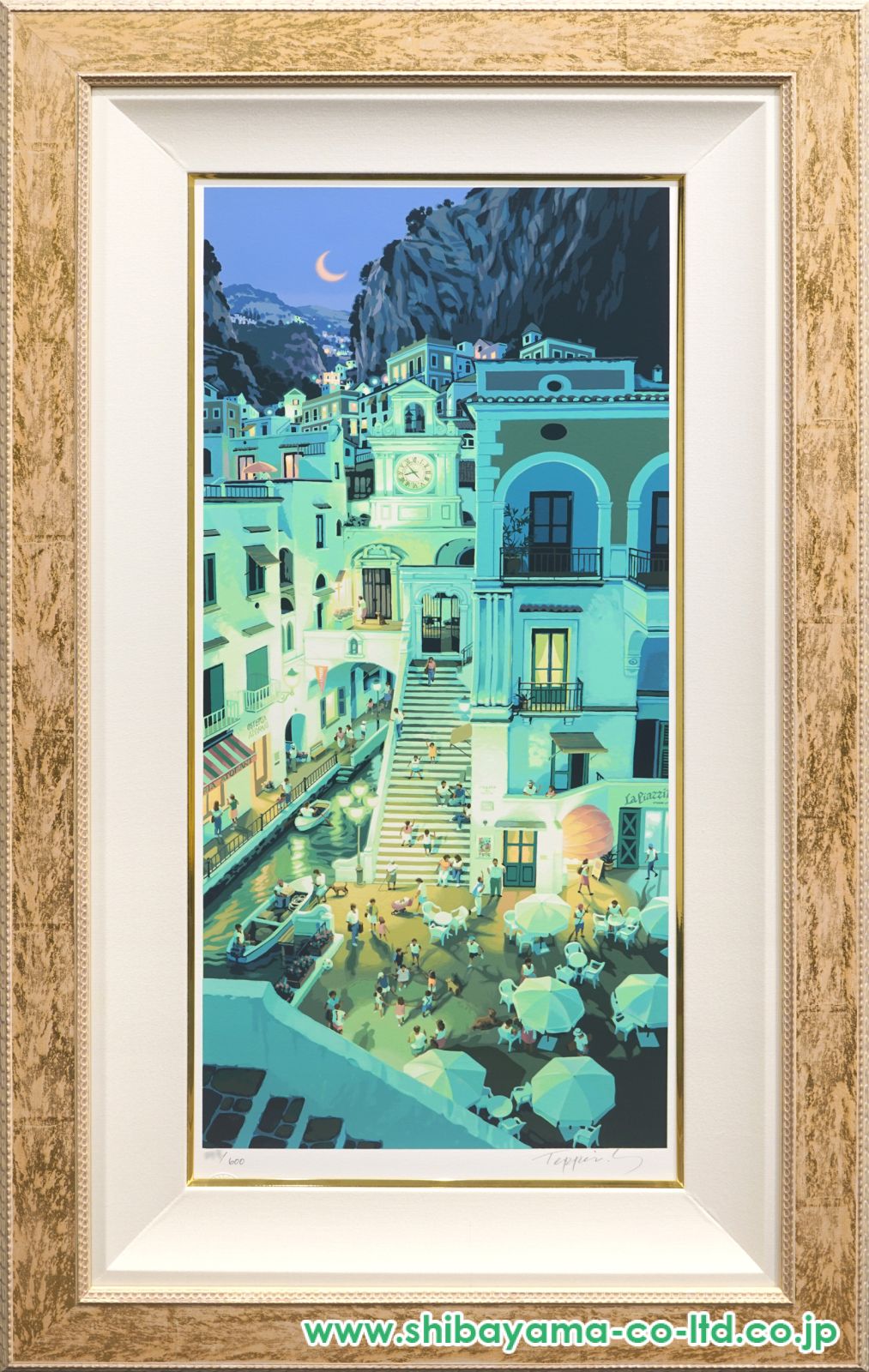 笹倉鉄平「アトラーニ」シルクスクリーン :: 絵画買取・販売