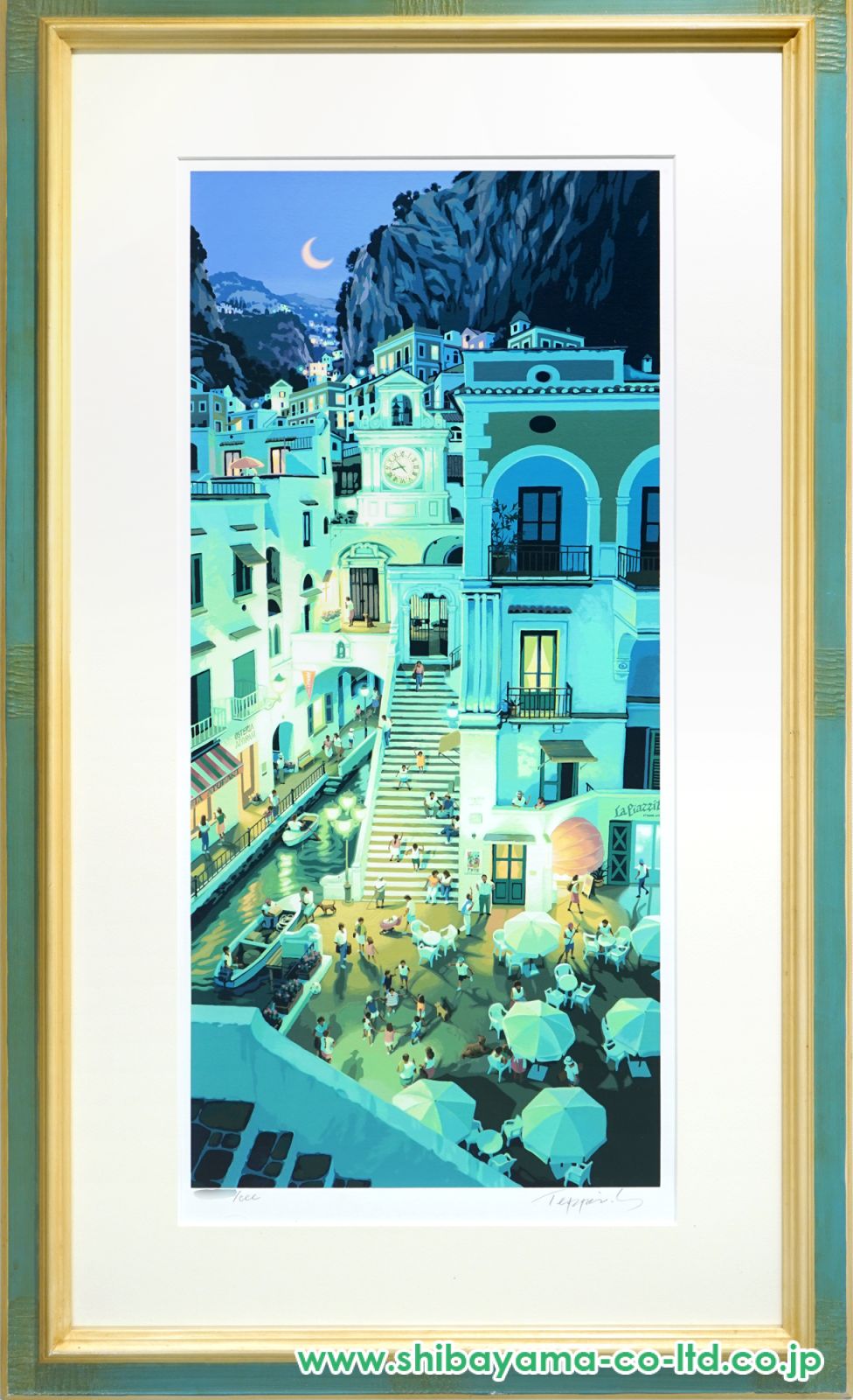 笹倉鉄平「アトラーニ」シルクスクリーン :: 絵画買取・販売