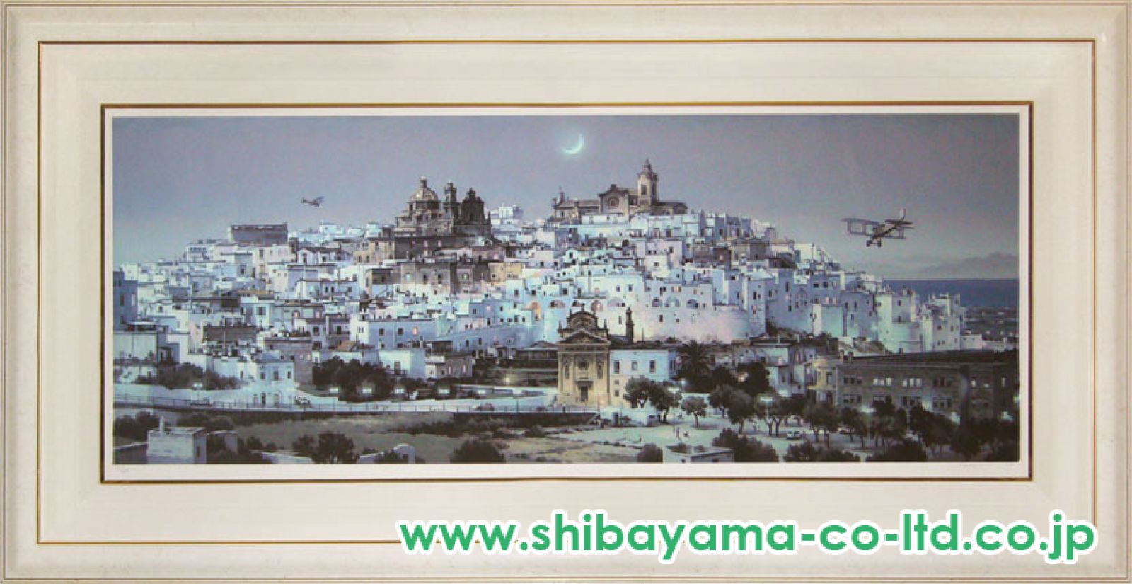 笹倉鉄平「オストゥーニ」シルクスクリーン :: 絵画買取・販売