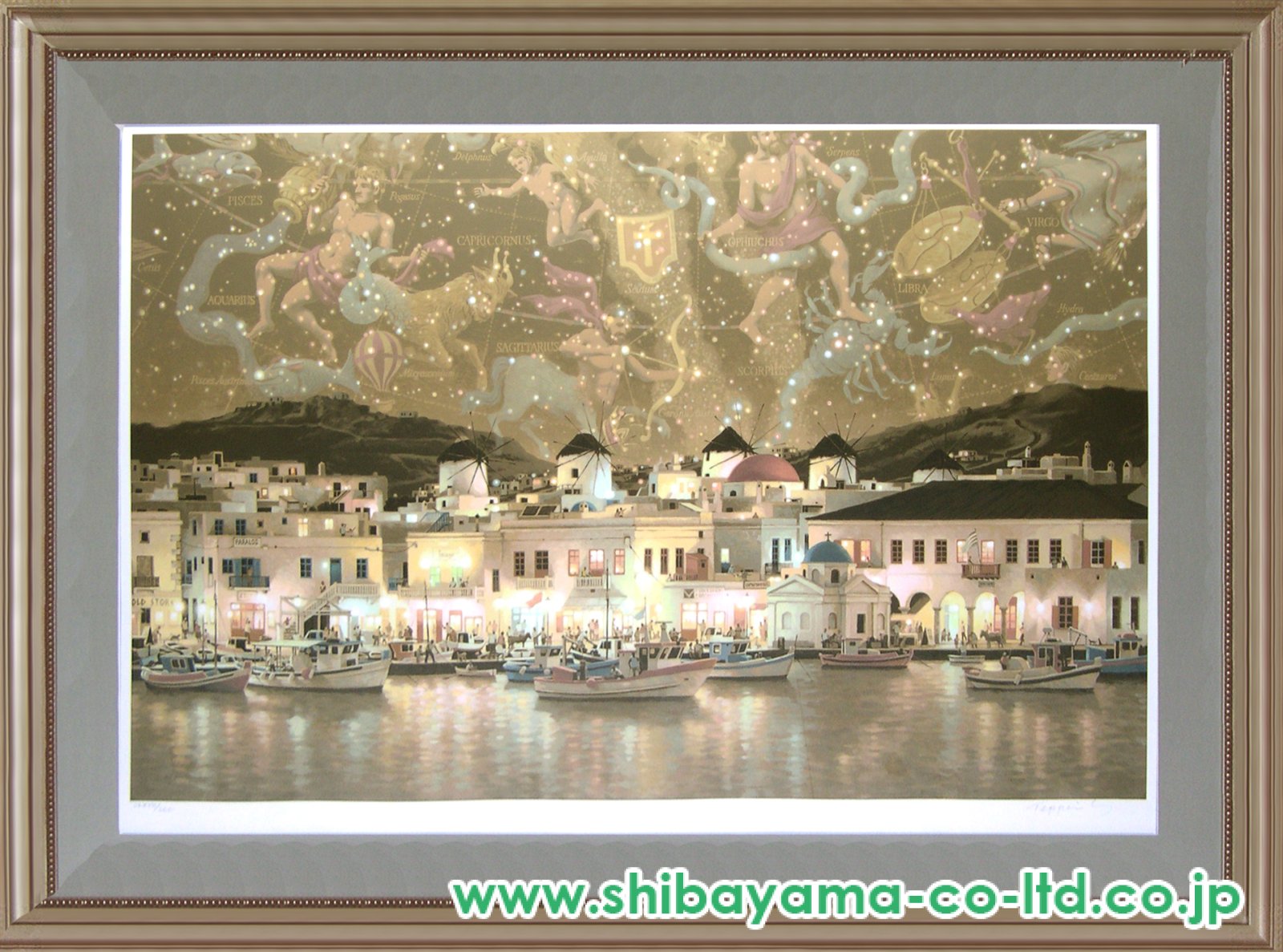 笹倉鉄平「スターアトラス/南星図DX」シルクスクリーン :: 絵画買取