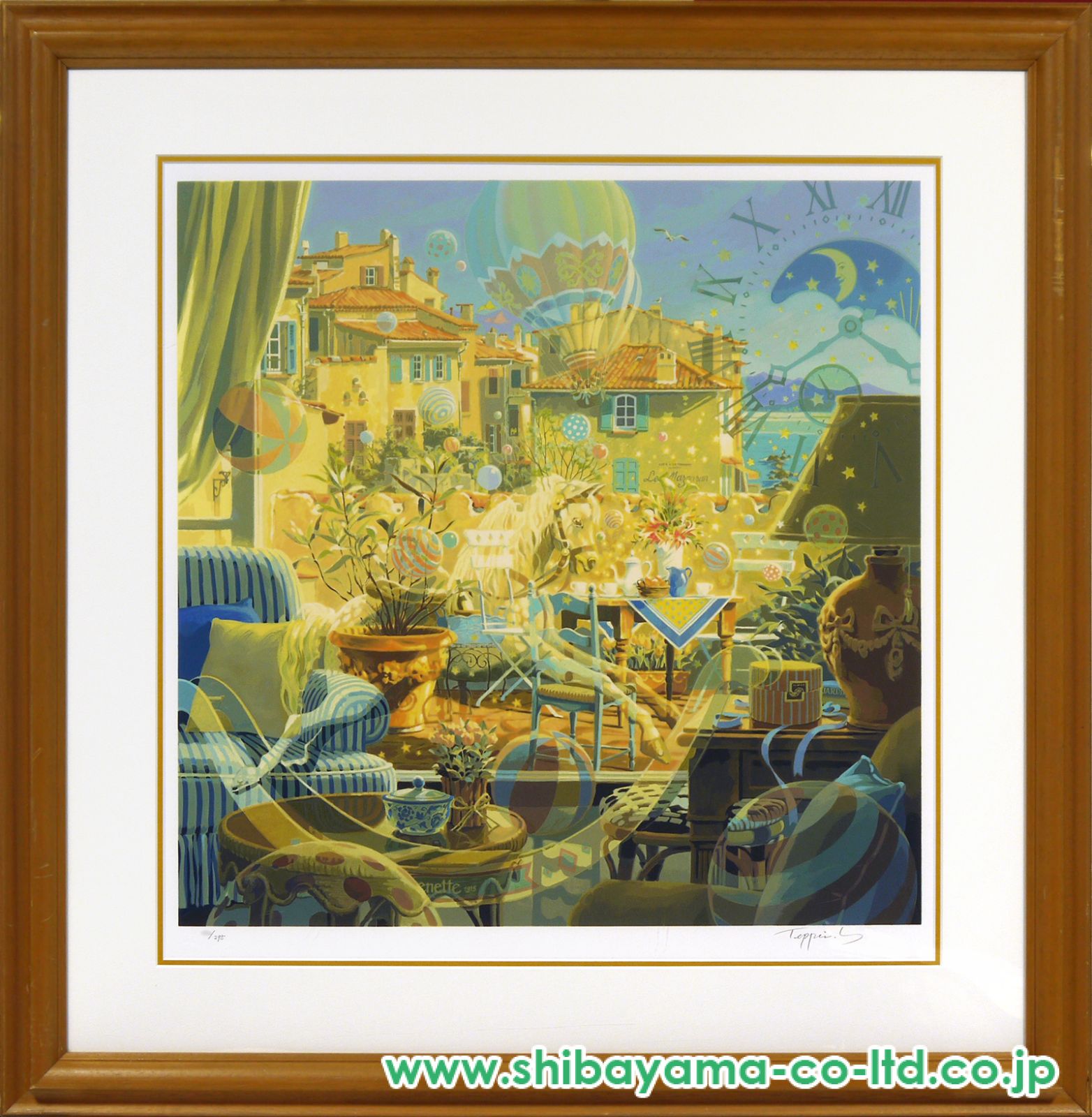 笹倉鉄平　シルクスクリーン　ドリーミング 笹倉鉄平「ドリーミング」シルクスクリーン :: 絵画買取・販売