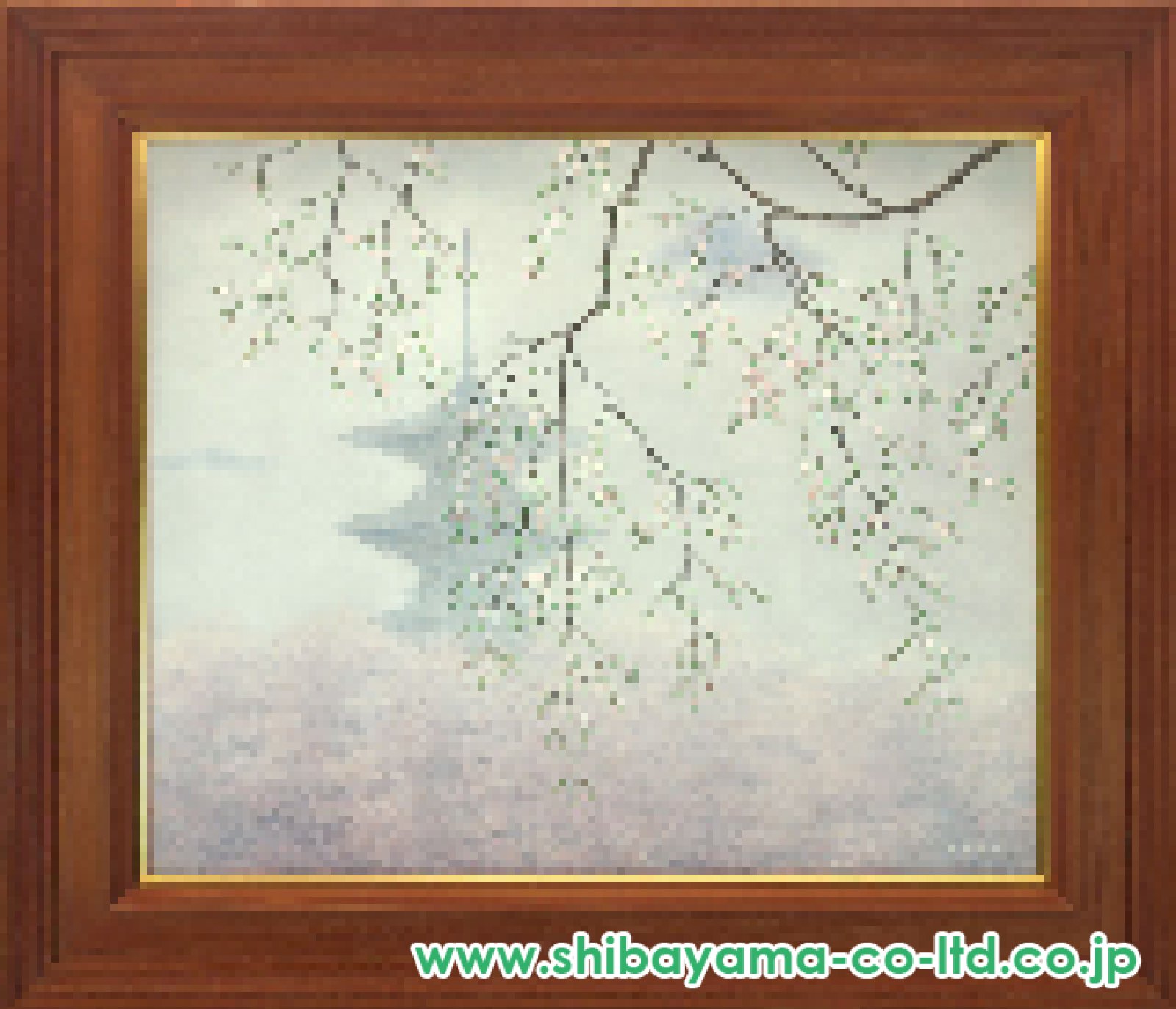 酒井英利「花ぐもり」油彩 12号 :: 絵画買取・販売 - シバヤマ