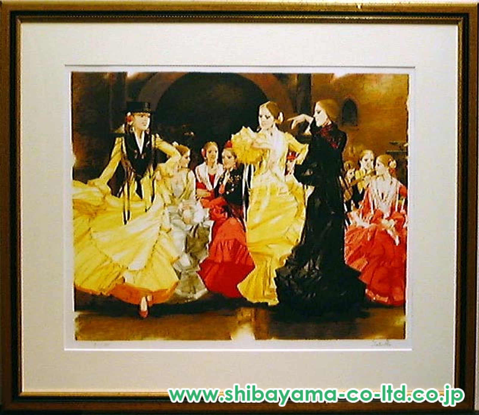 斎藤三郎　リトグラフ　女性　イザベル 真作 斉藤三郎 リトグラフ「少女イサベル」画寸 33cm×46cm 埼玉