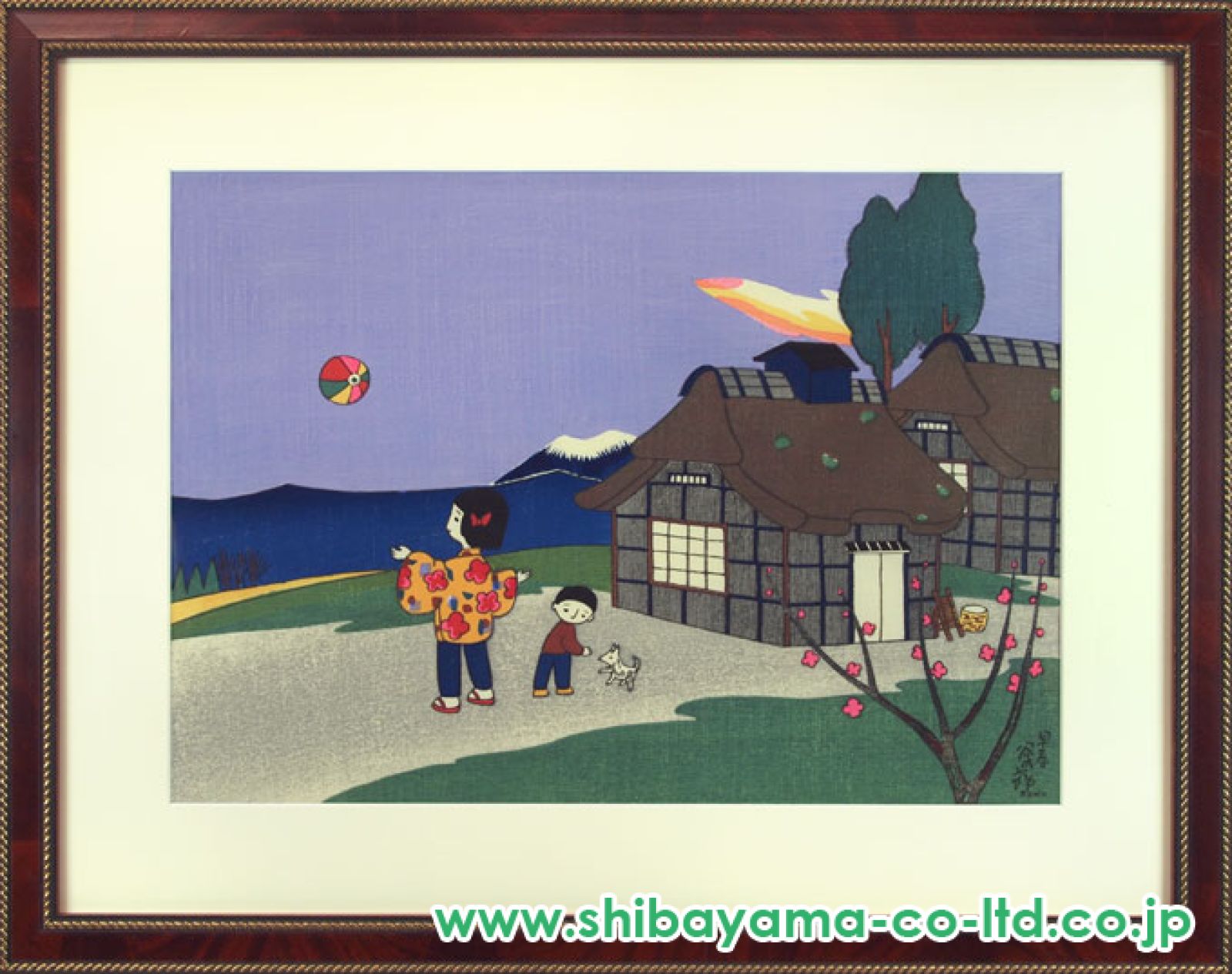 ほそ　谷内六郎 四季版画 木版画 谷内六郎｢四季版画｣ | 山田書店美術部オンラインストア