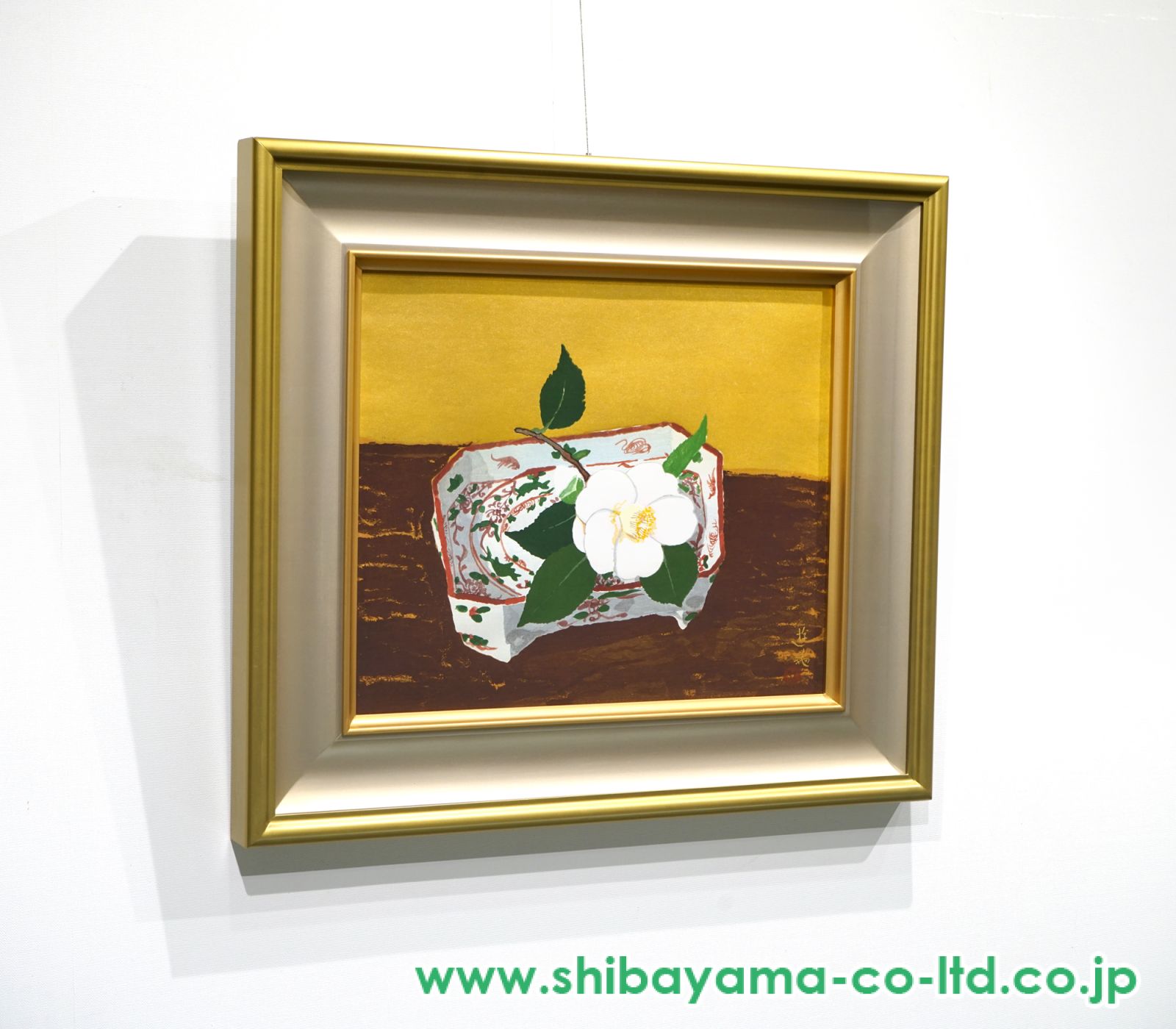 小倉遊亀「白い椿」木版画 :: 絵画買取・販売 - シバヤマ