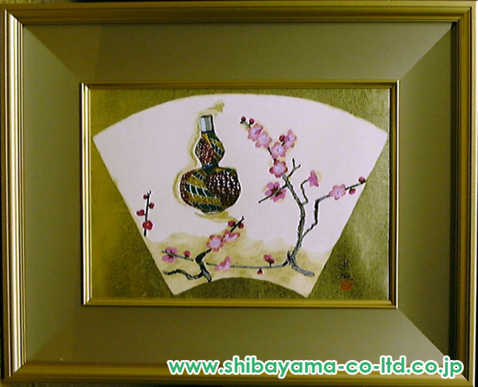 小倉遊亀「紅梅と徳利」木版画 :: 絵画買取・販売 - シバヤマ
