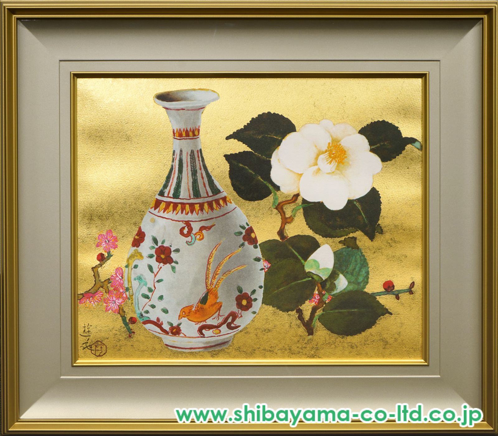 真作 小倉遊亀 版画 花と皿 リトグラフ 143/300 小倉遊亀がリトグラフの版画で制作した和の花の絵「アネモネ」を